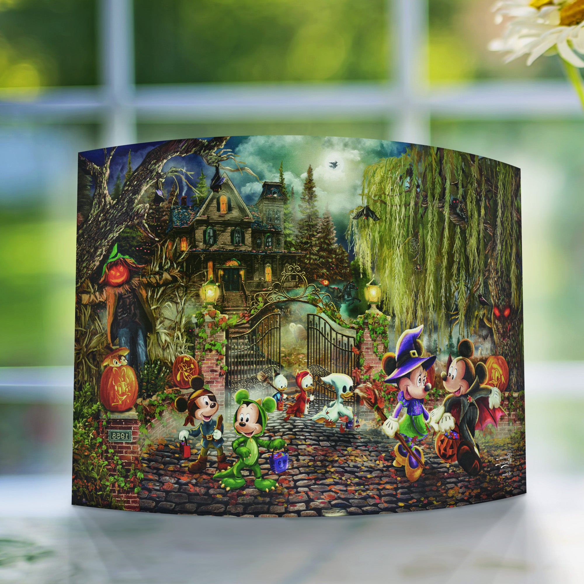 Disney (Mickey and Minnie Halloween Fun) 10" x 7"  Curved Acrylic Print ACP1007CUR757