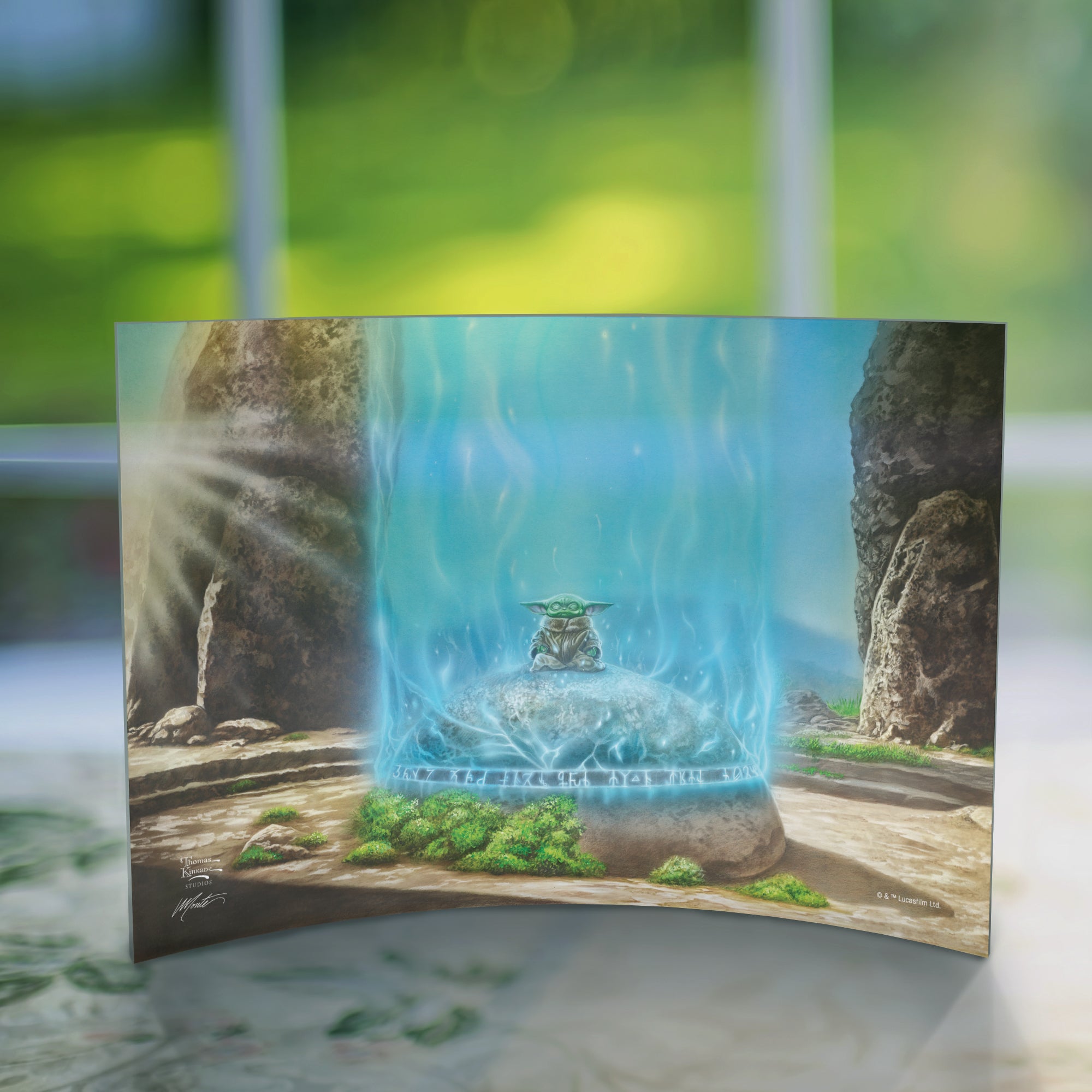 Star Wars (The Mandalorian - A Force Within) 10" x 7" Curved Acrylic Print ACP1007CUR762