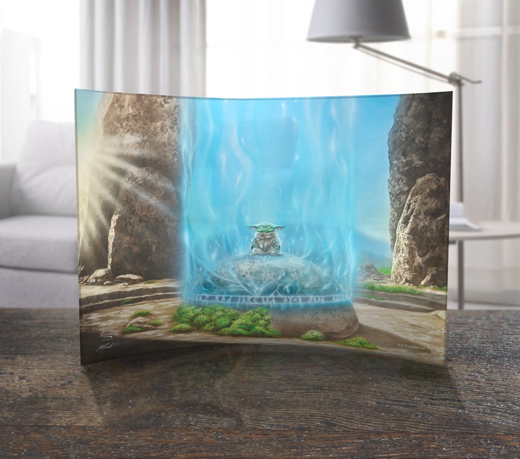 Star Wars (The Mandalorian - A Force Within) 10" x 7" Curved Acrylic Print ACP1007CUR762