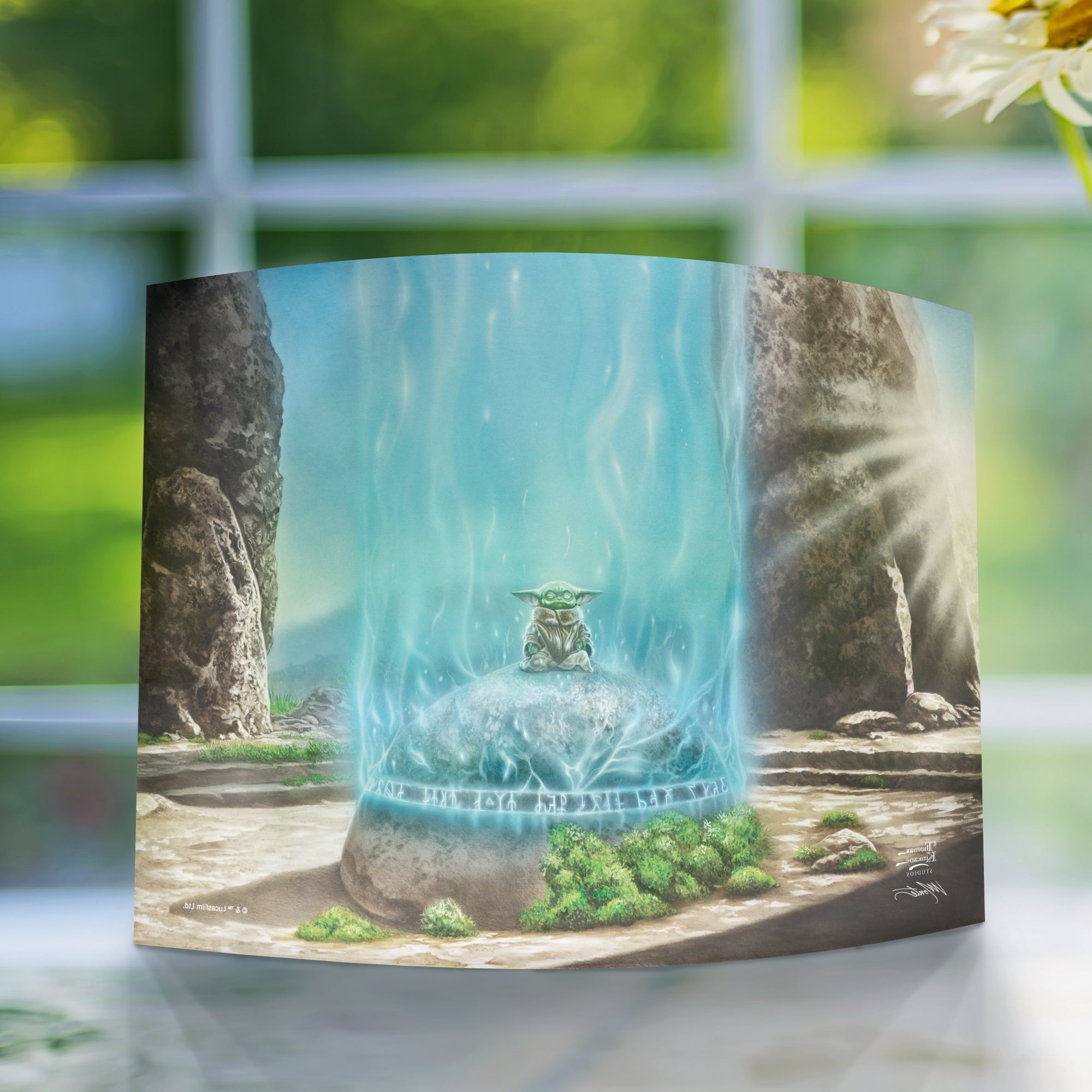 Star Wars (The Mandalorian - A Force Within) 10" x 7" Curved Acrylic Print ACP1007CUR762