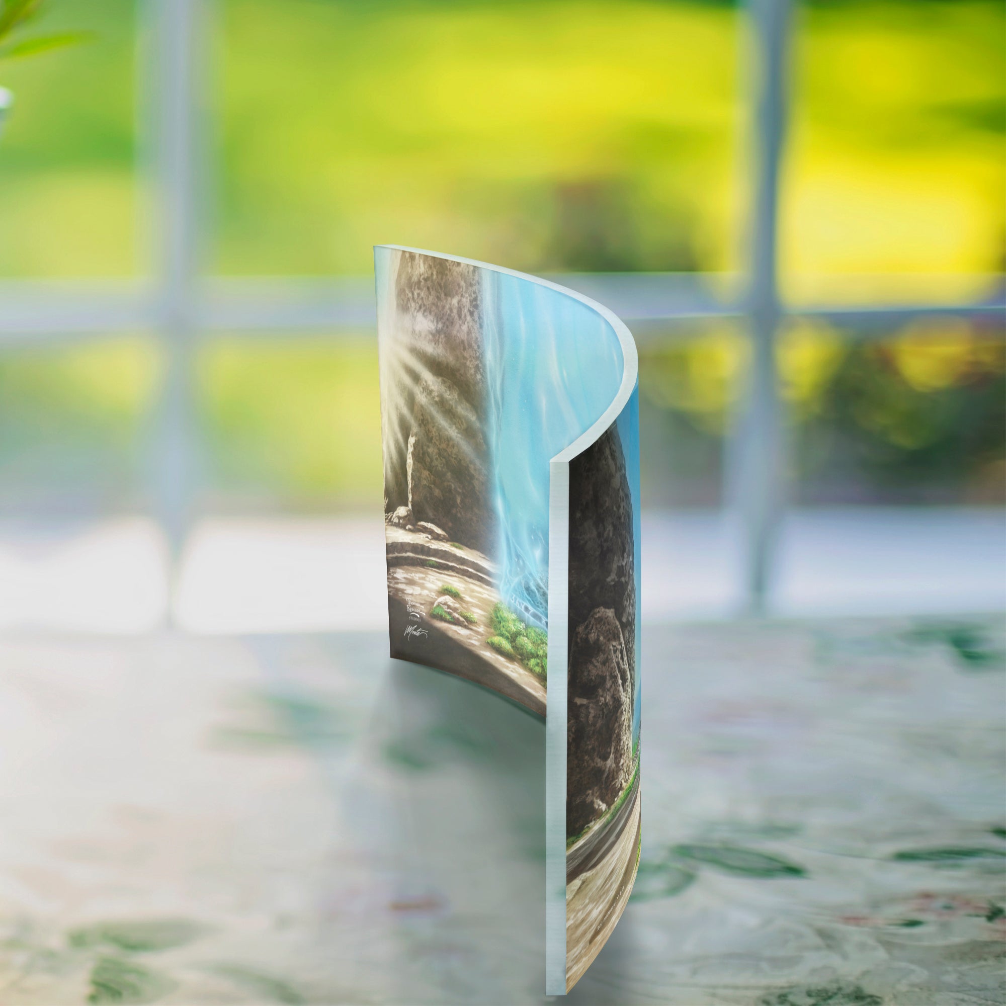 Star Wars (The Mandalorian - A Force Within) 10" x 7" Curved Acrylic Print ACP1007CUR762