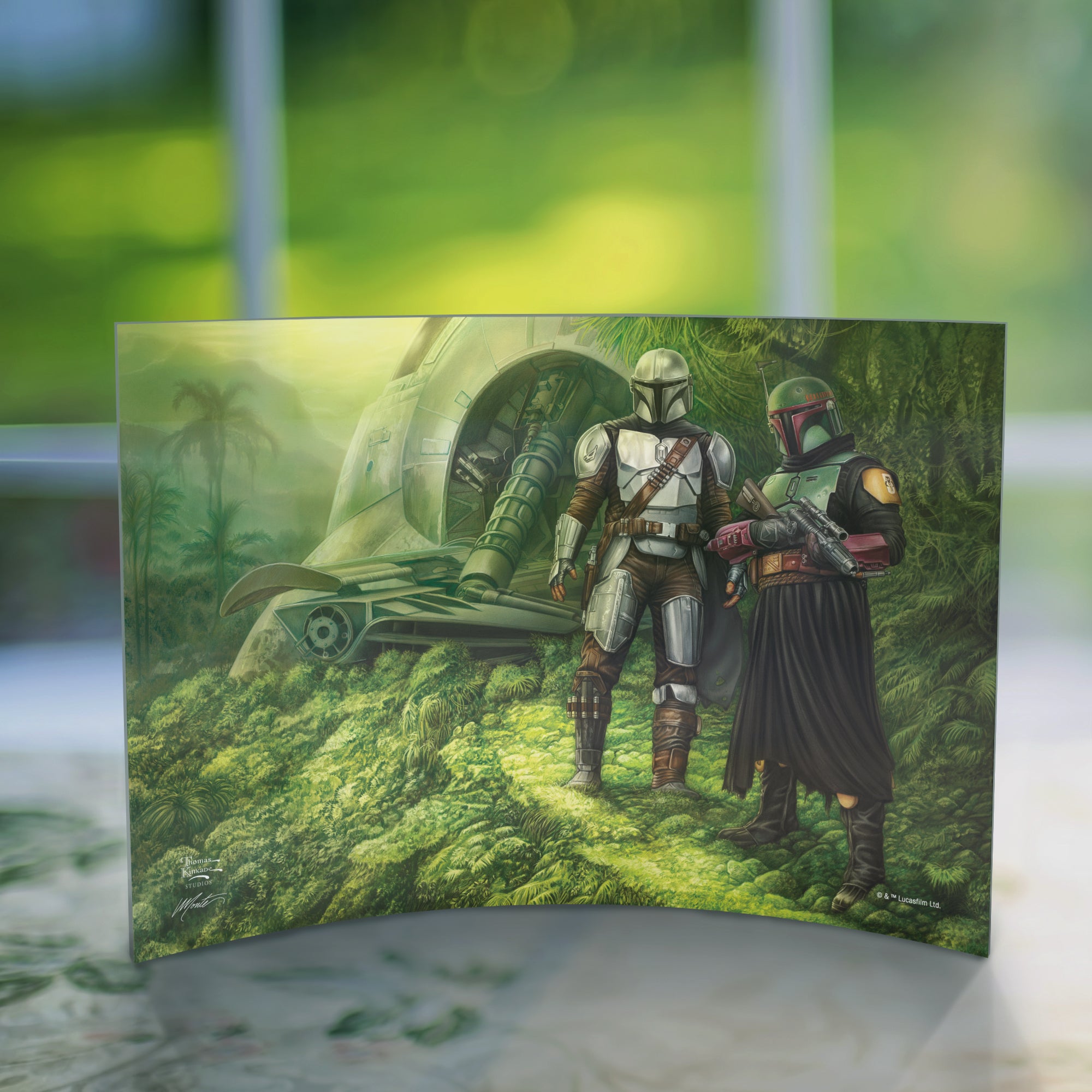 Star Wars (The Mandalorian - Brothers in Arms) 10" x 7" Curved Acrylic Print ACP1007CUR764