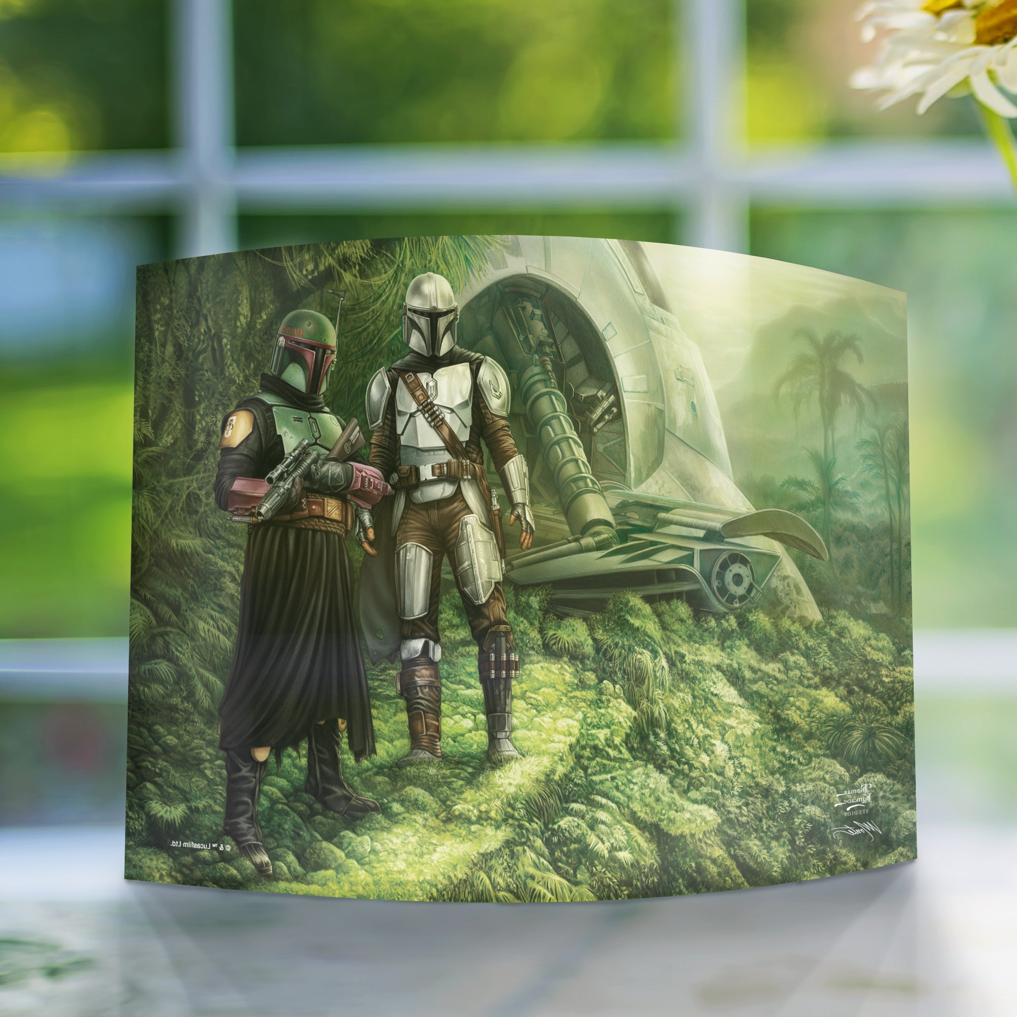 Star Wars (The Mandalorian - Brothers in Arms) 10" x 7" Curved Acrylic Print ACP1007CUR764