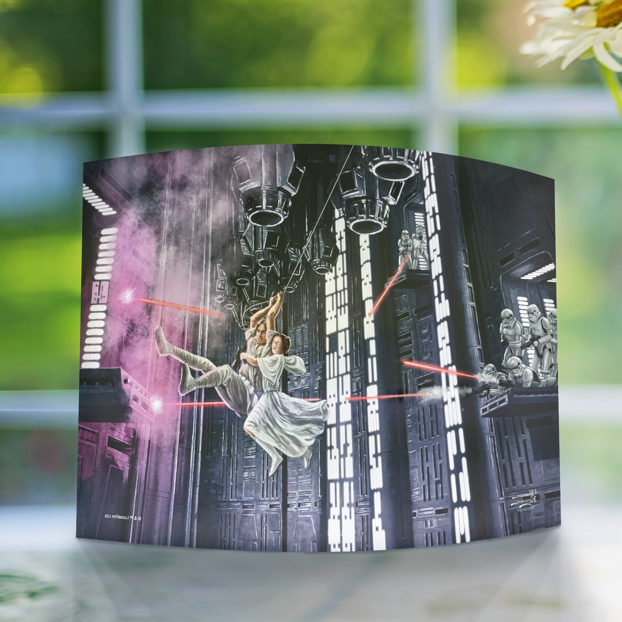 Star Wars (On The Run) 10" x 7" Curved Acrylic Print ACP1007CUR765