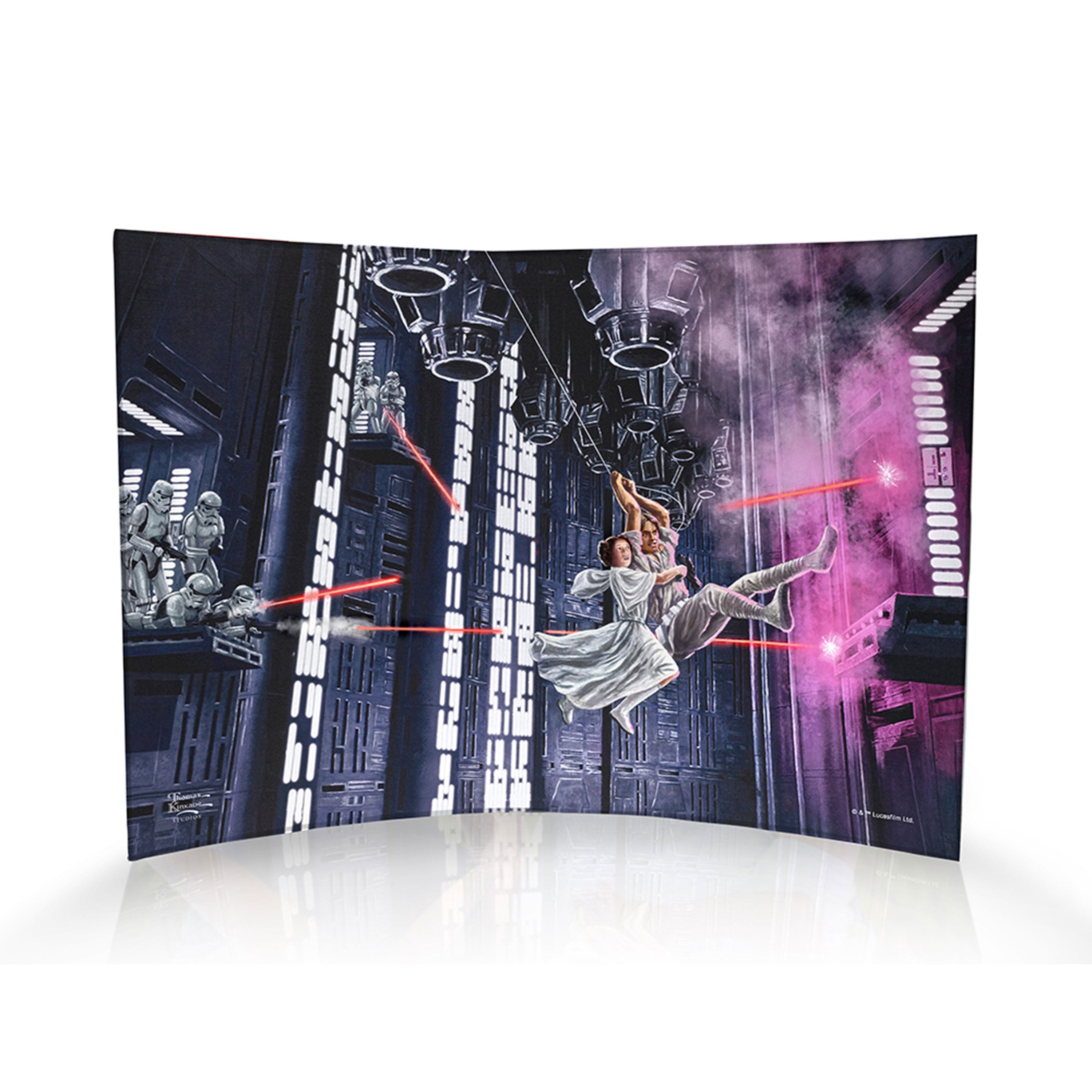 Star Wars (On The Run) 10" x 7" Curved Acrylic Print ACP1007CUR765