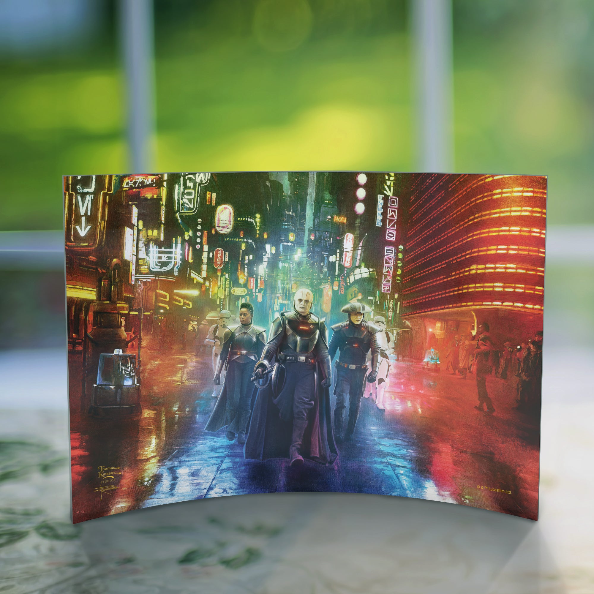 Star Wars (Obi-Wan Kenobi - The Inquisition) 10" x 7" Curved Acrylic Print ACP1007CUR779