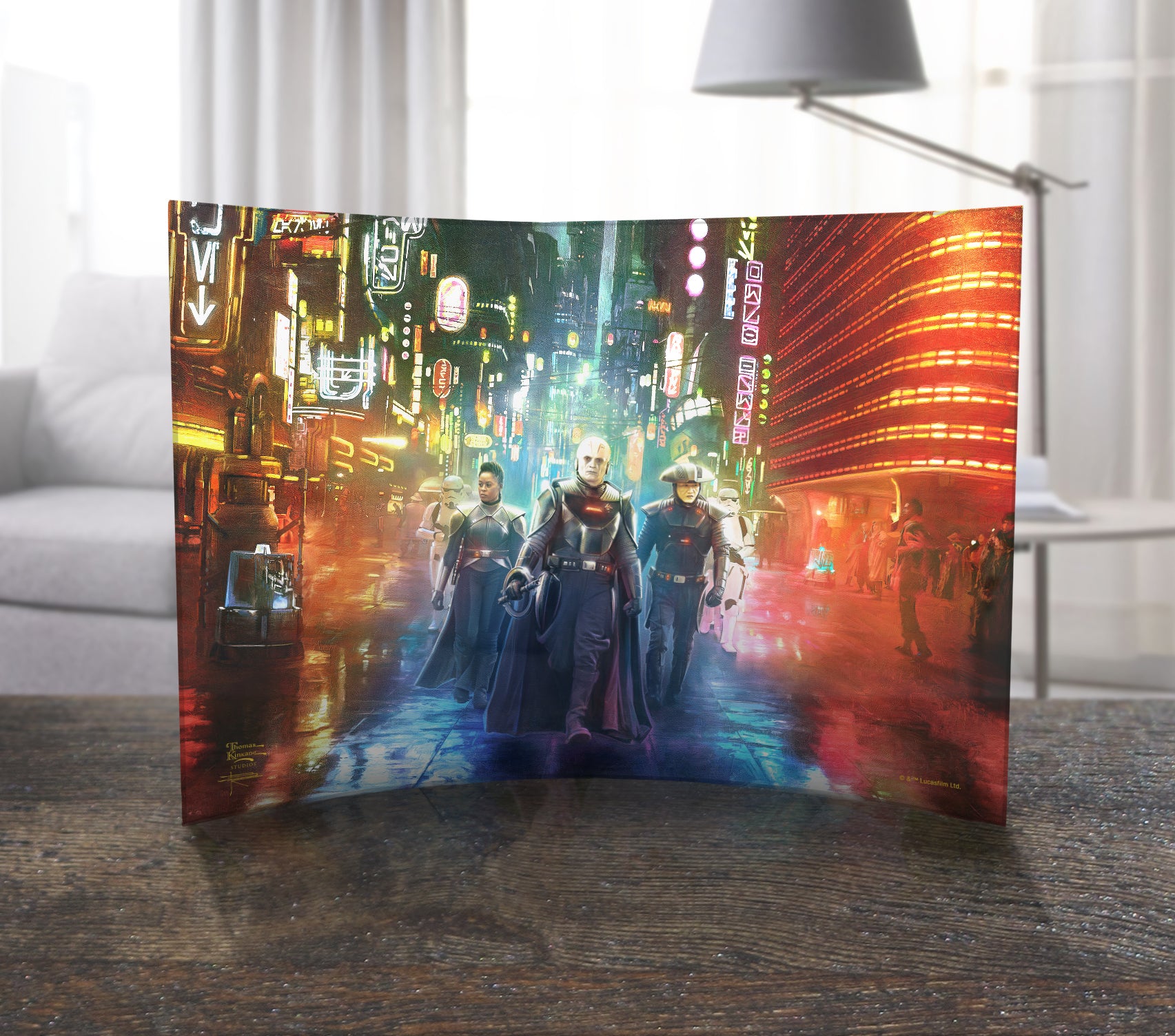 Star Wars (Obi-Wan Kenobi - The Inquisition) 10" x 7" Curved Acrylic Print ACP1007CUR779