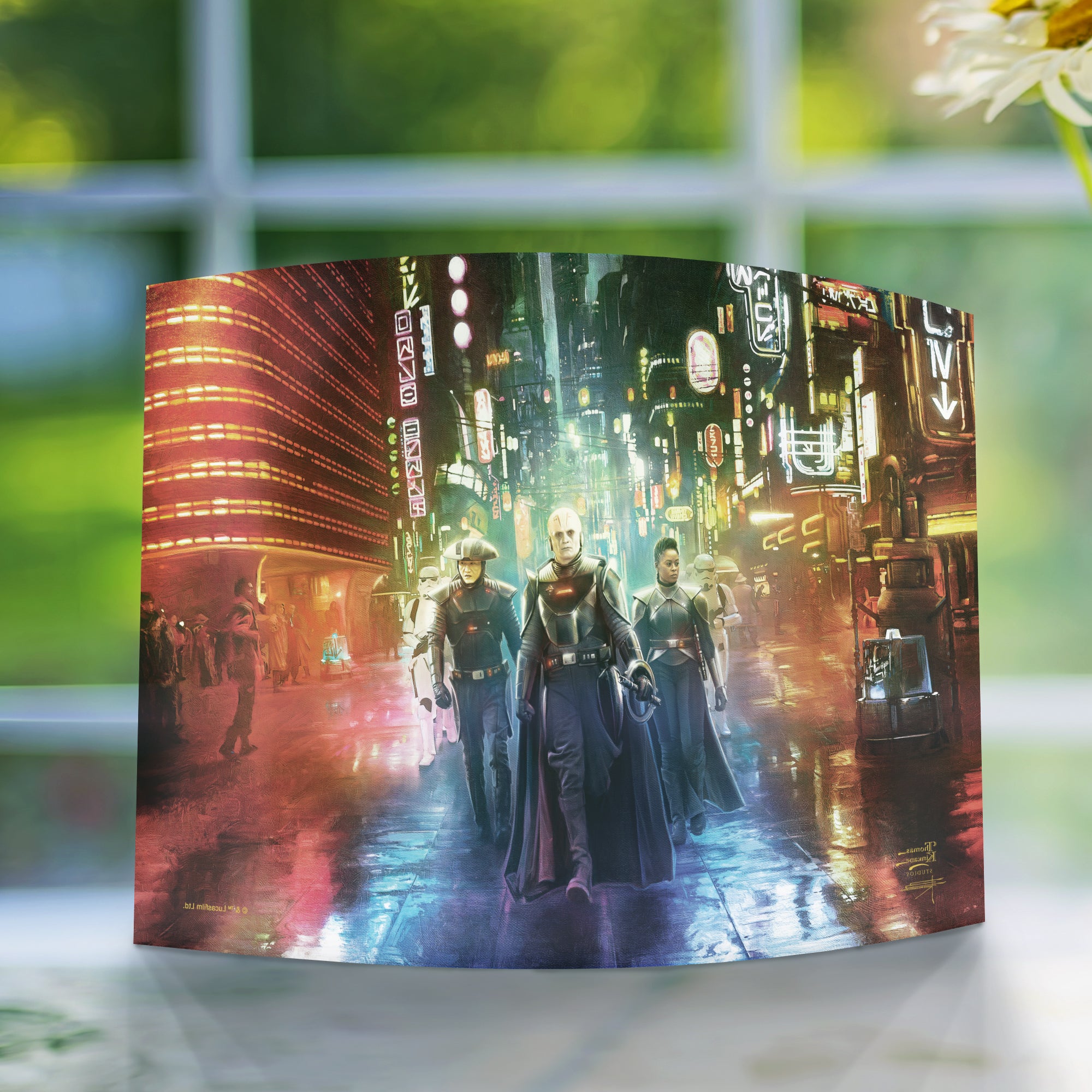 Star Wars (Obi-Wan Kenobi - The Inquisition) 10" x 7" Curved Acrylic Print ACP1007CUR779