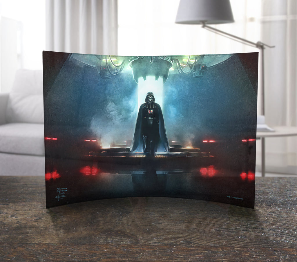 Star Wars (Obi-Wan Kenobi - Darkness Has Arrived) 10 x 7 Curved Acrylic Print ACP1007CUR780