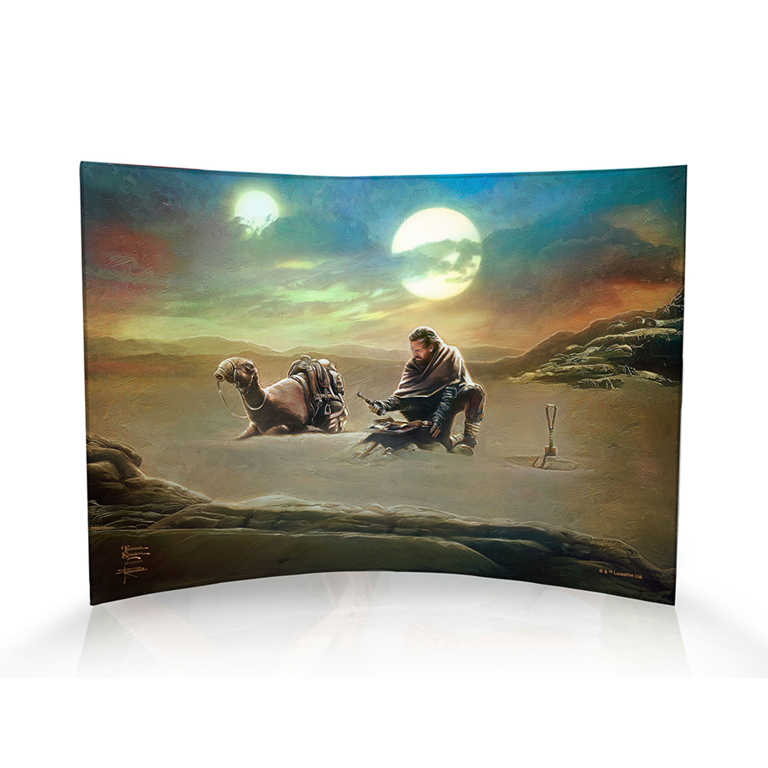 Star Wars (Obi-Wan Kenobi - Returning to his Past) 10 x 7 Curved Acrylic Print ACP1007CUR781