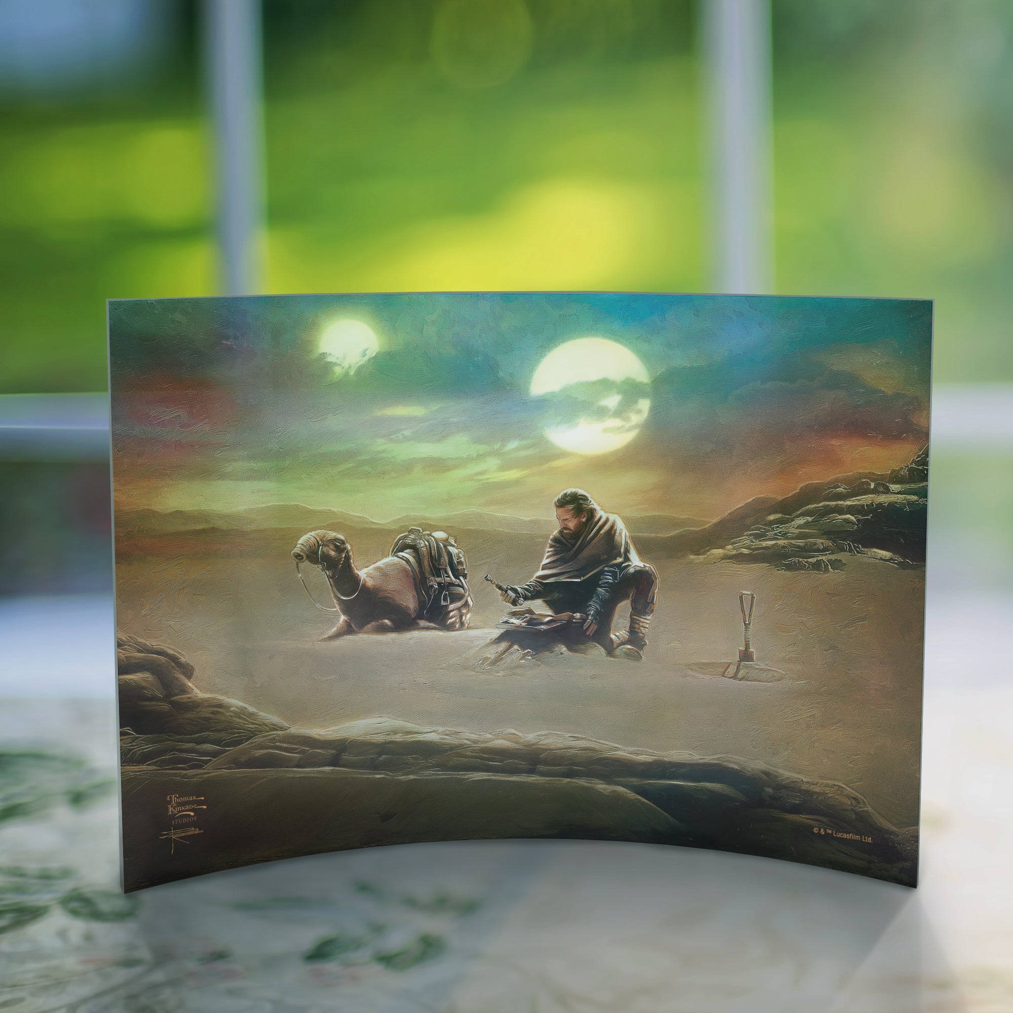 Star Wars (Obi-Wan Kenobi - Returning to his Past) 10 x 7 Curved Acrylic Print ACP1007CUR781