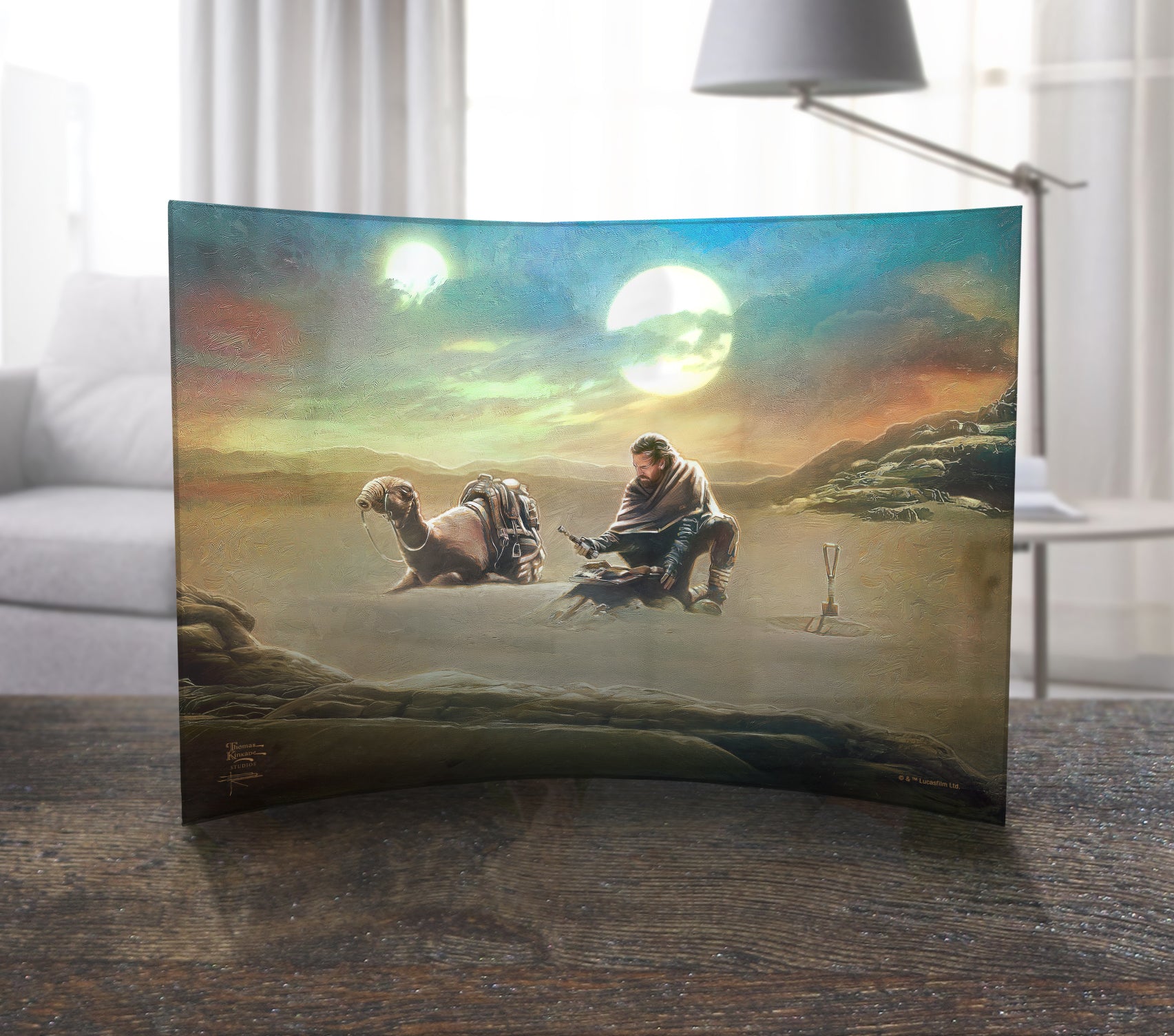 Star Wars (Obi-Wan Kenobi - Returning to his Past) 10 x 7 Curved Acrylic Print ACP1007CUR781