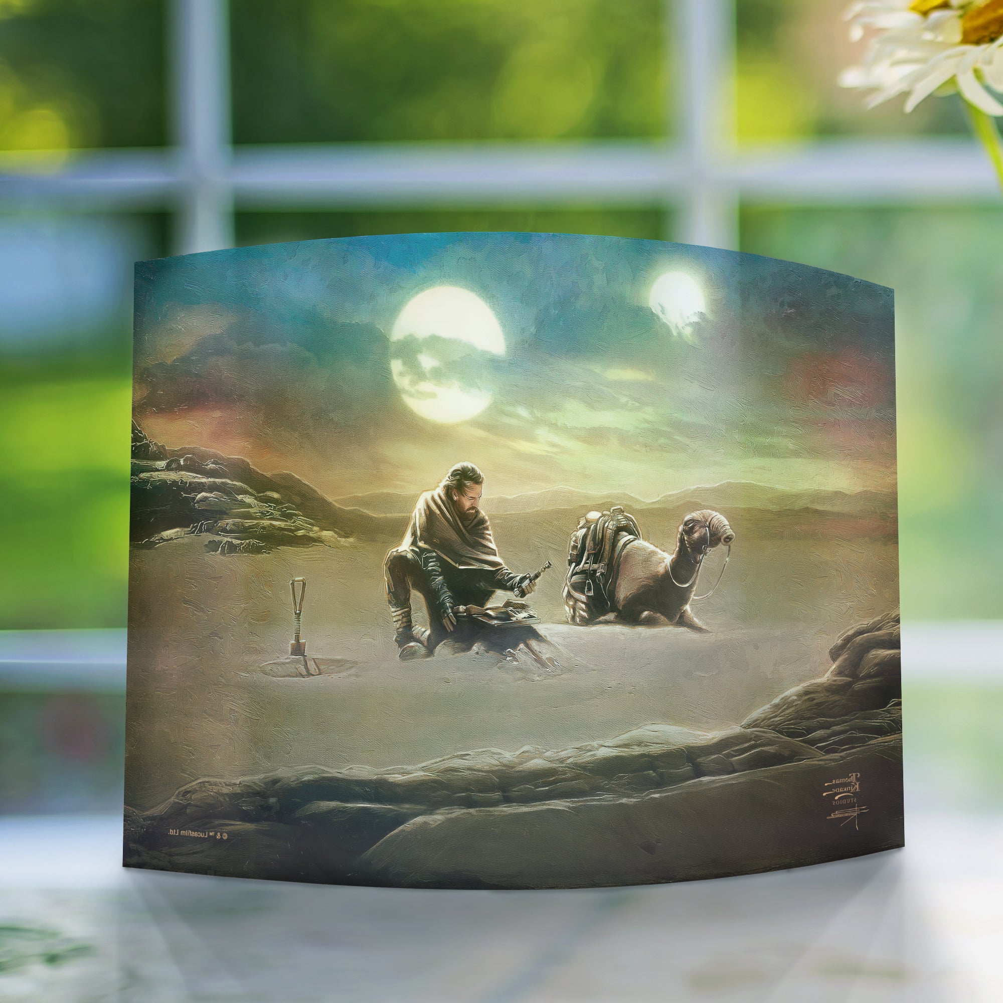 Star Wars (Obi-Wan Kenobi - Returning to his Past) 10 x 7 Curved Acrylic Print ACP1007CUR781