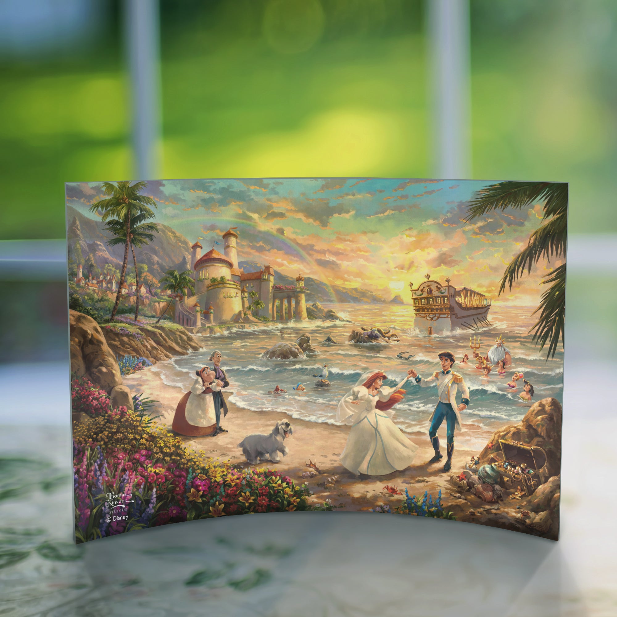 Disney (Little Mermaid Celebration of Love) 10 x 7 Curved Acrylic Print ACP1007CUR782