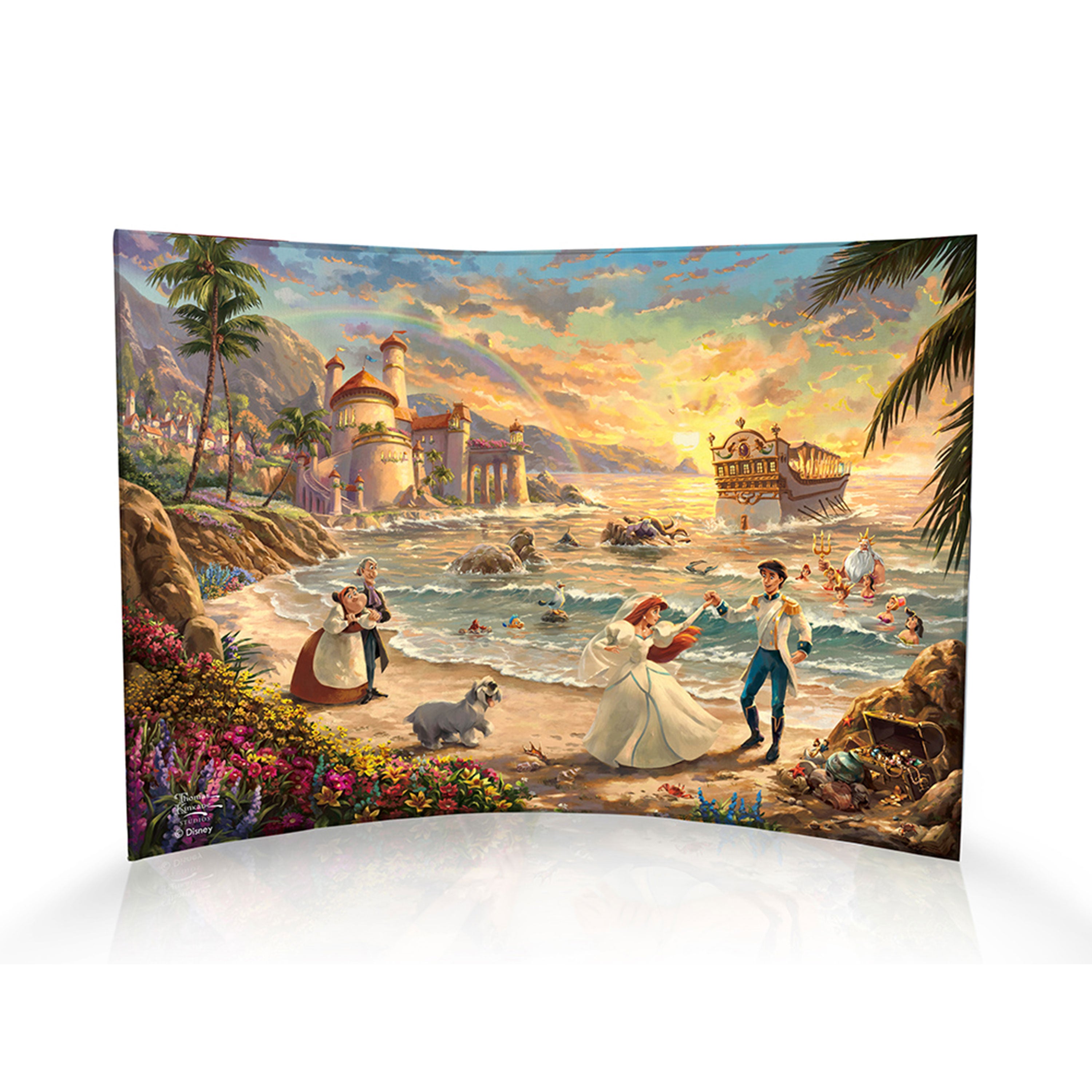 Disney (Little Mermaid Celebration of Love) 10 x 7 Curved Acrylic Print ACP1007CUR782