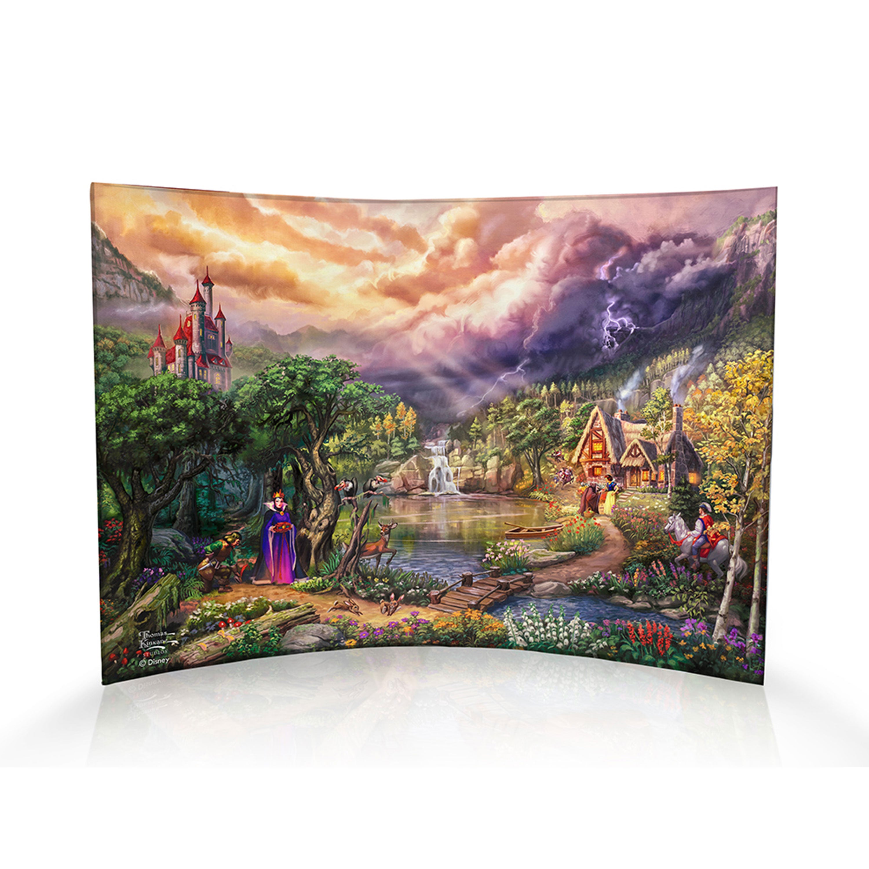 Disney (Snow White - The Evil Queen) 10" x 7" Curved Acrylic Print ACP1007CUR785