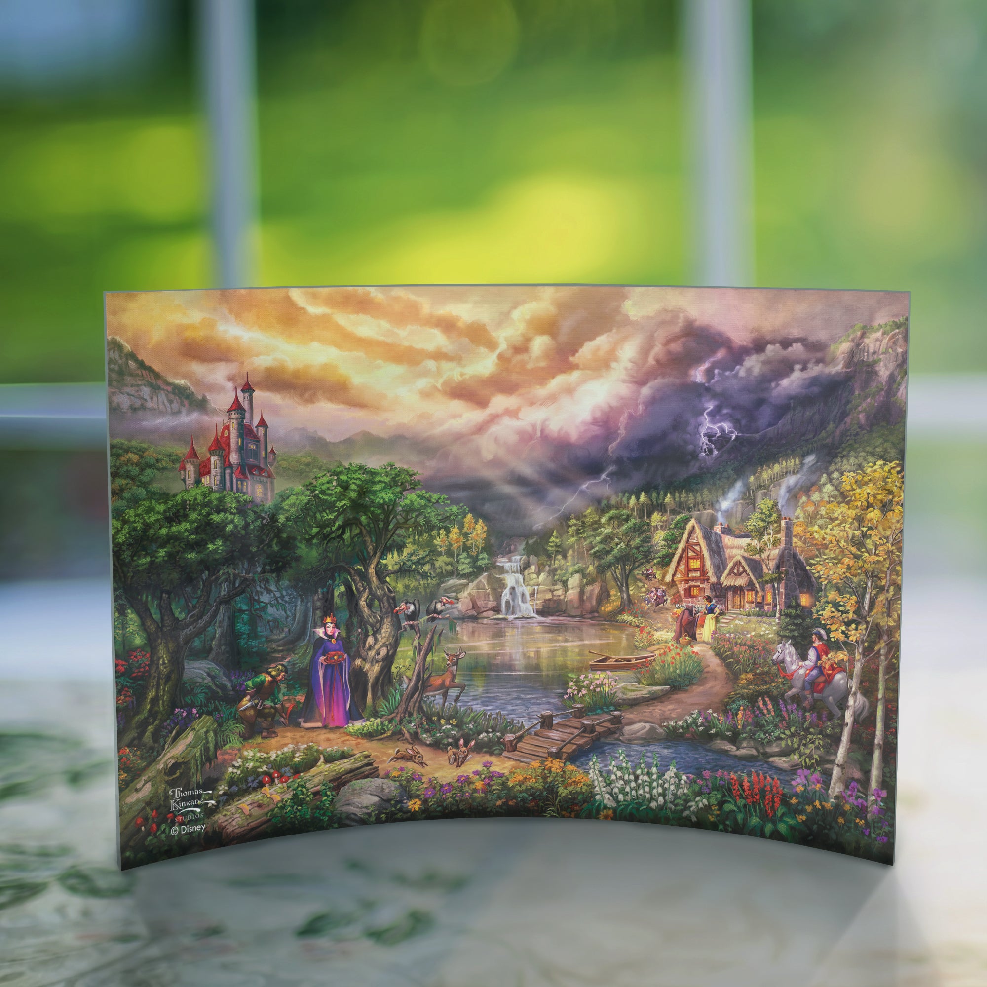 Disney (Snow White - The Evil Queen) 10" x 7" Curved Acrylic Print ACP1007CUR785