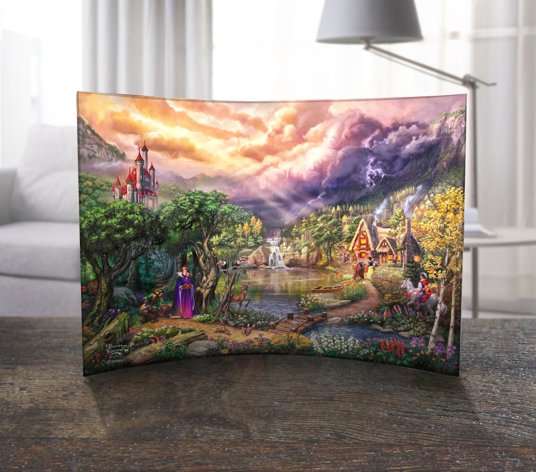 Disney (Snow White - The Evil Queen) 10" x 7" Curved Acrylic Print ACP1007CUR785