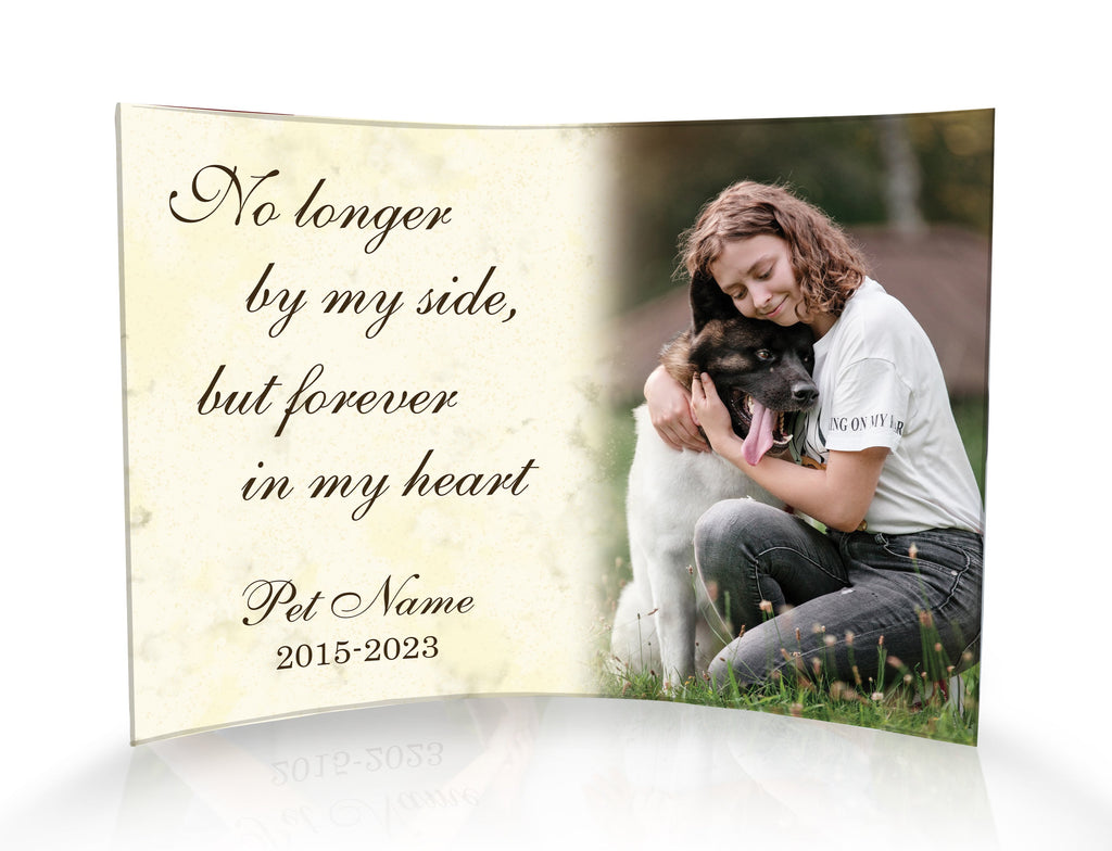Memorial Collection (Personalized Pet Memorial) 10” x 7” Curved Acrylic Print ACPU1007CUR790