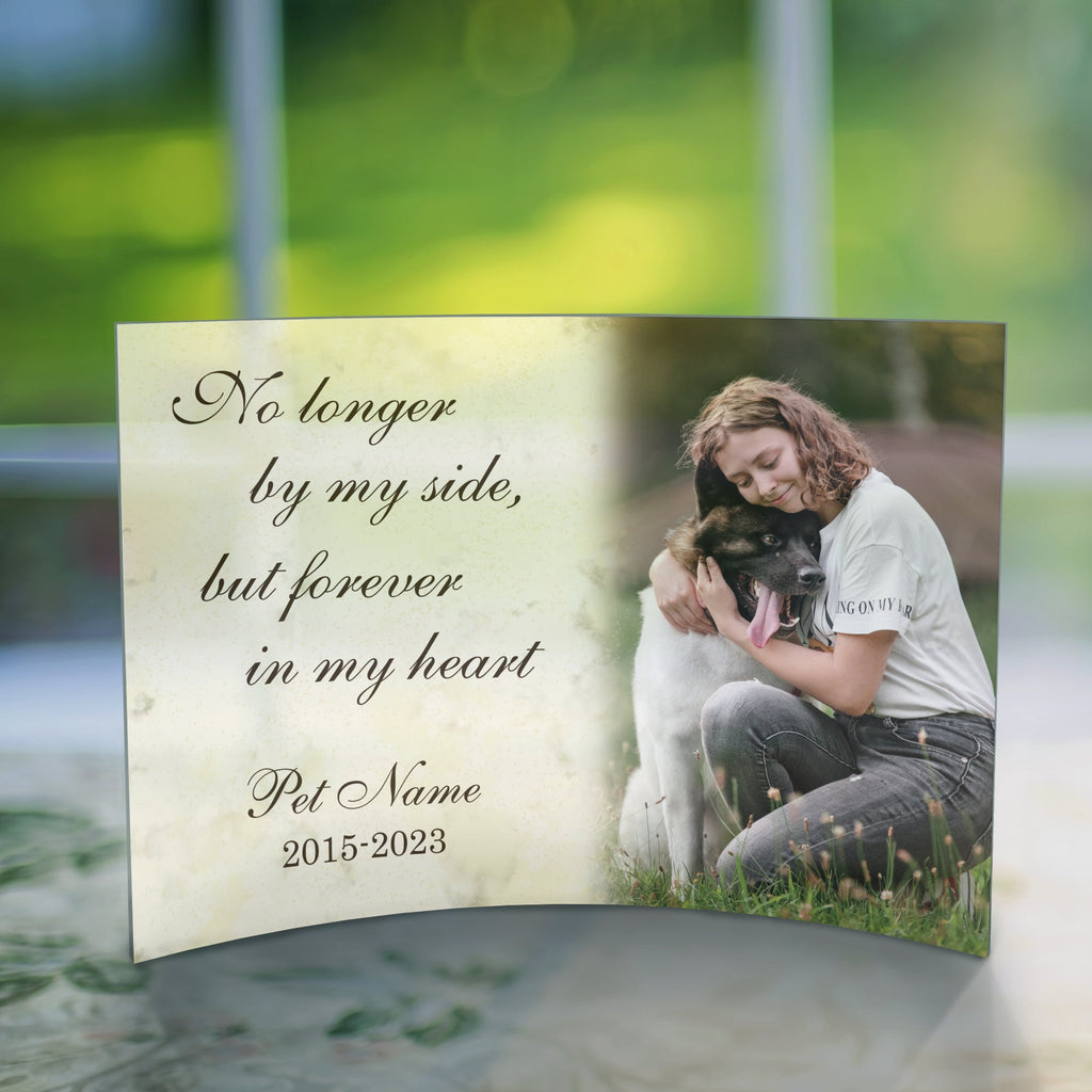 Memorial Collection (Personalized Pet Memorial) 10” x 7” Curved Acrylic Print ACPU1007CUR790