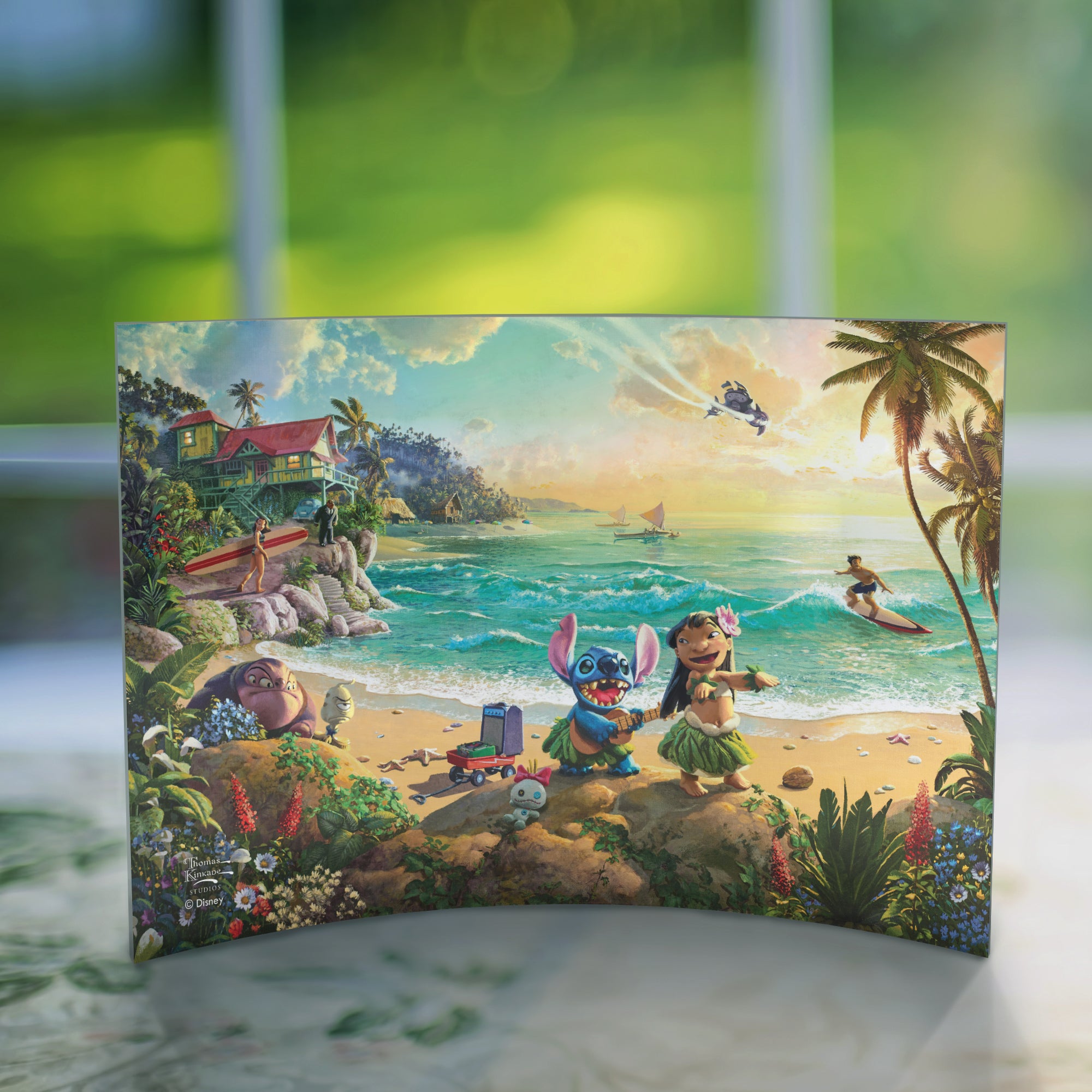 Disney (Lilo & Stitch) 10" x 7" Curved Acrylic Print ACP1007CUR801