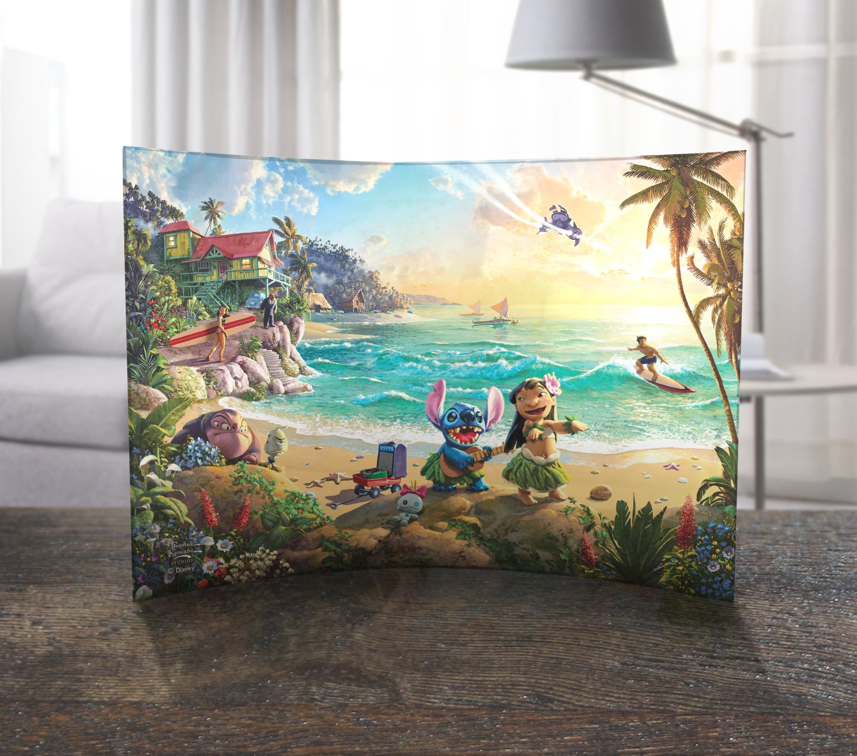 Disney (Lilo & Stitch) 10" x 7" Curved Acrylic Print ACP1007CUR801