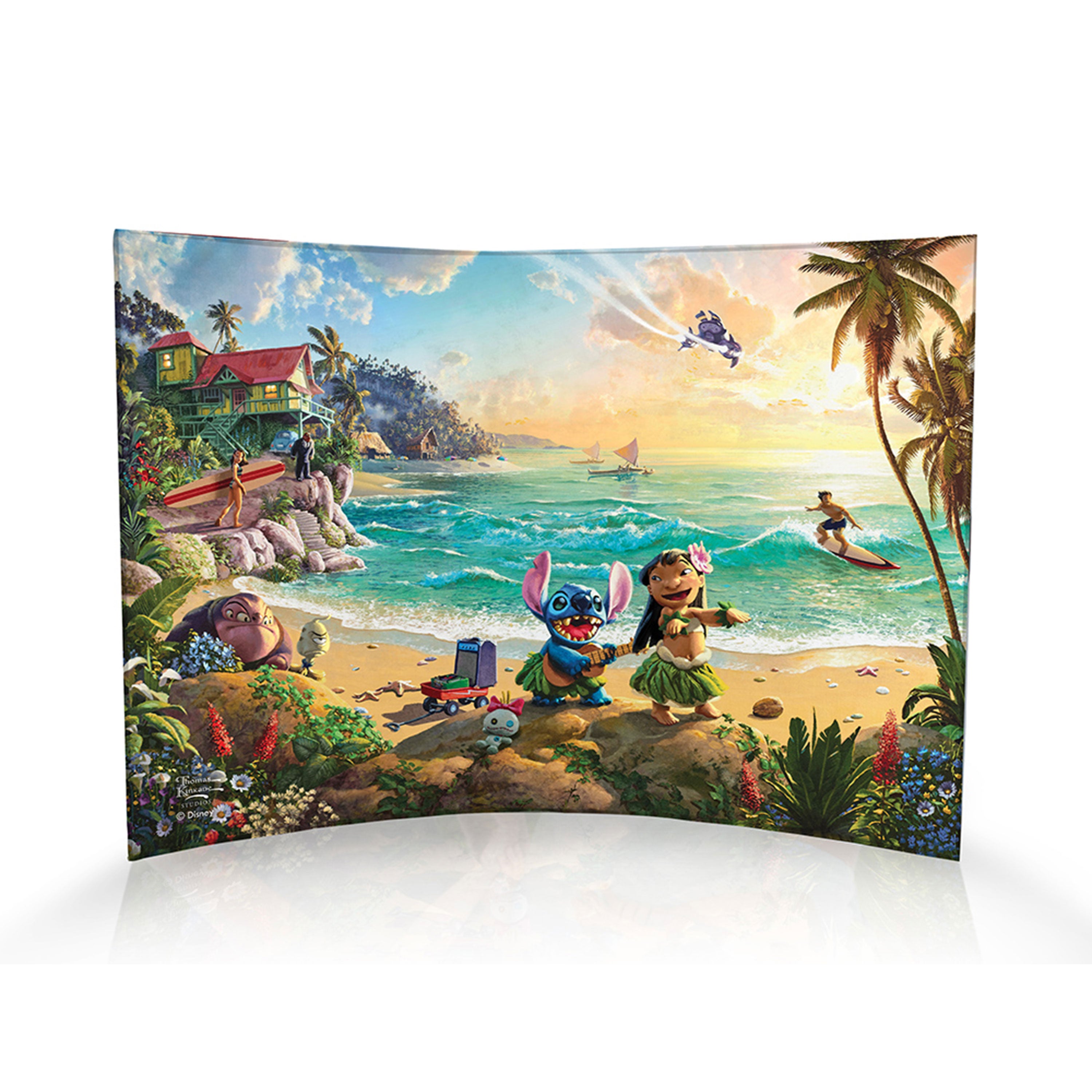 Disney (Lilo & Stitch) 10" x 7" Curved Acrylic Print ACP1007CUR801