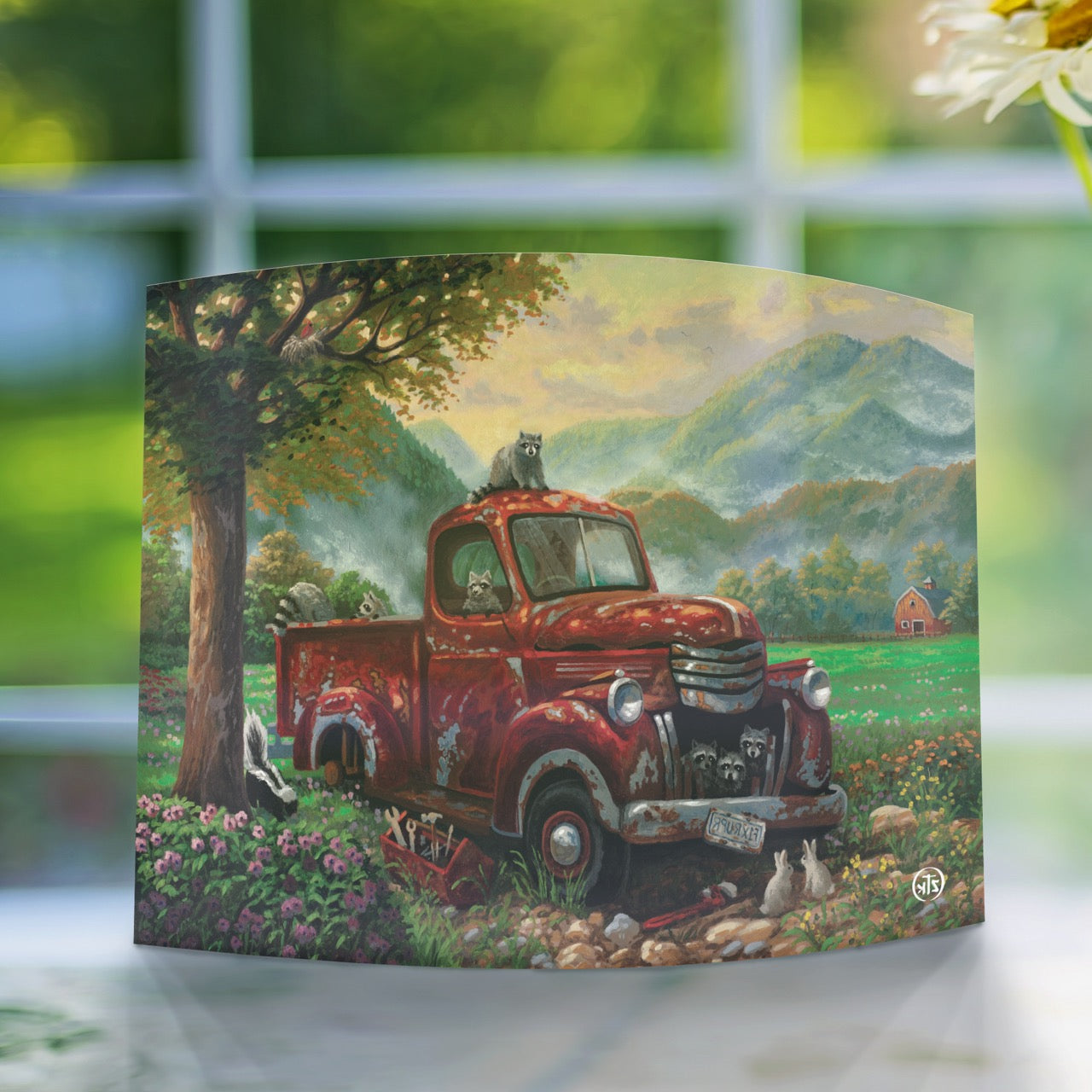 Zac Kinkade (Mountain Mechanics) 10" x 7" Curved Acrylic Print ACP1007CUR802