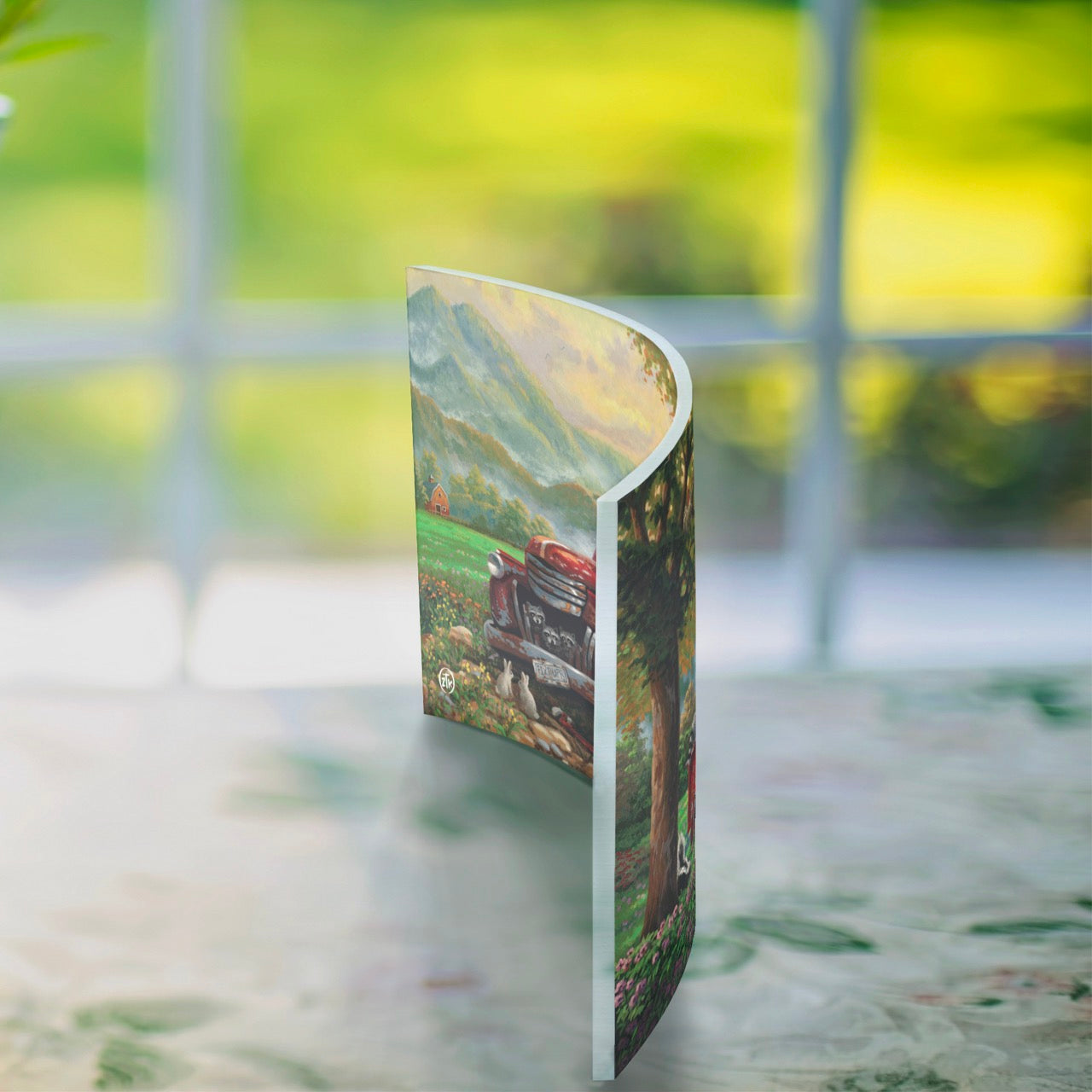 Zac Kinkade (Mountain Mechanics) 10" x 7" Curved Acrylic Print ACP1007CUR802