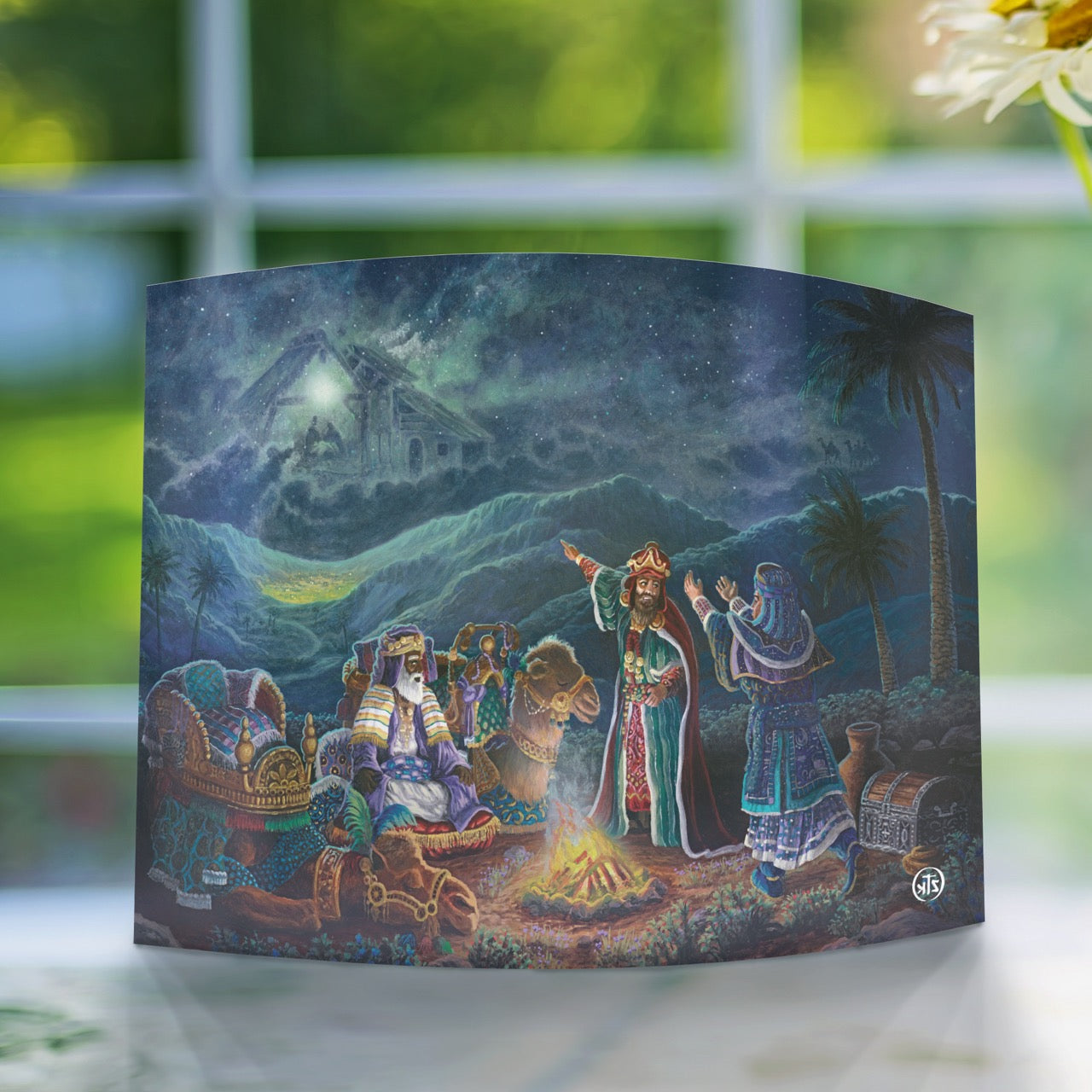 Zac Kinkade (The Three Wisemen) 10" x 7" Curved Acrylic Print ACP1007CUR804