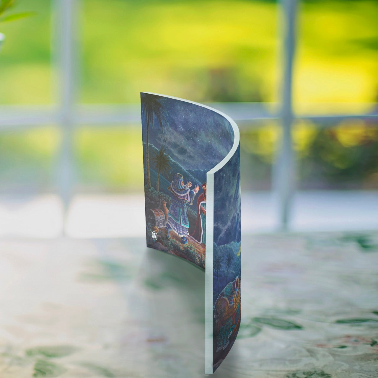 Zac Kinkade (The Three Wisemen) 10" x 7" Curved Acrylic Print ACP1007CUR804