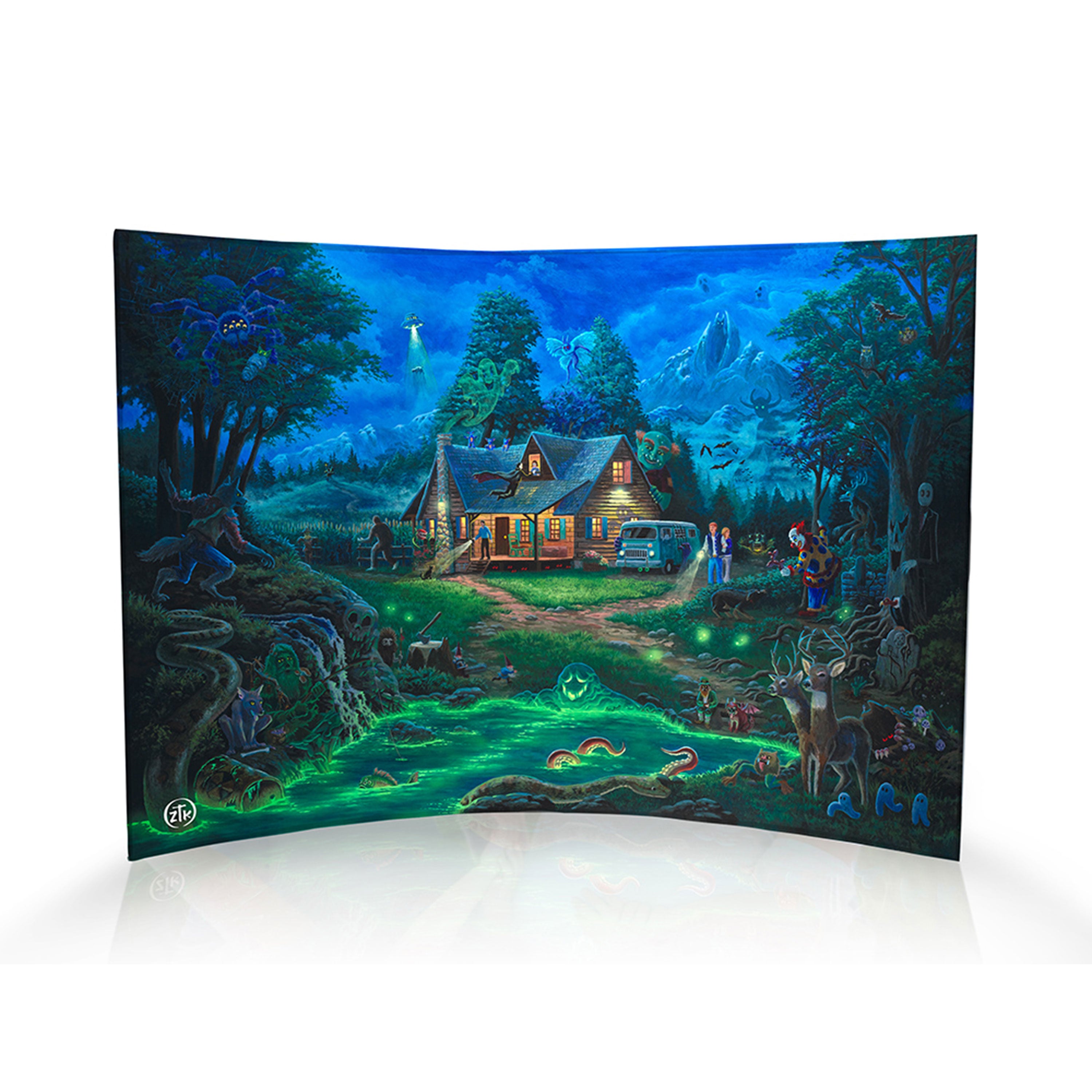 Zac Kinkade (A Supernatural Retreat) 10" x 7" Curved Acrylic Print ACP1007CUR806