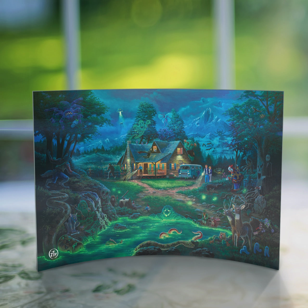 Zac Kinkade (A Supernatural Retreat) 10" x 7" Curved Acrylic Print ACP1007CUR806