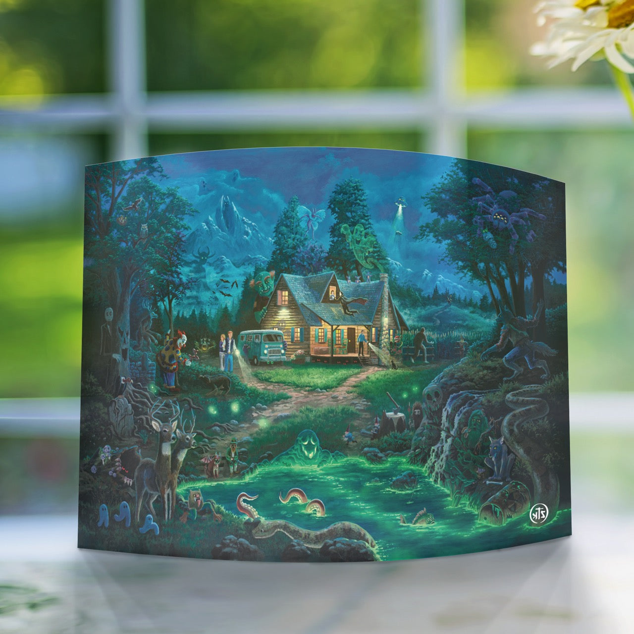 Zac Kinkade (A Supernatural Retreat) 10" x 7" Curved Acrylic Print ACP1007CUR806