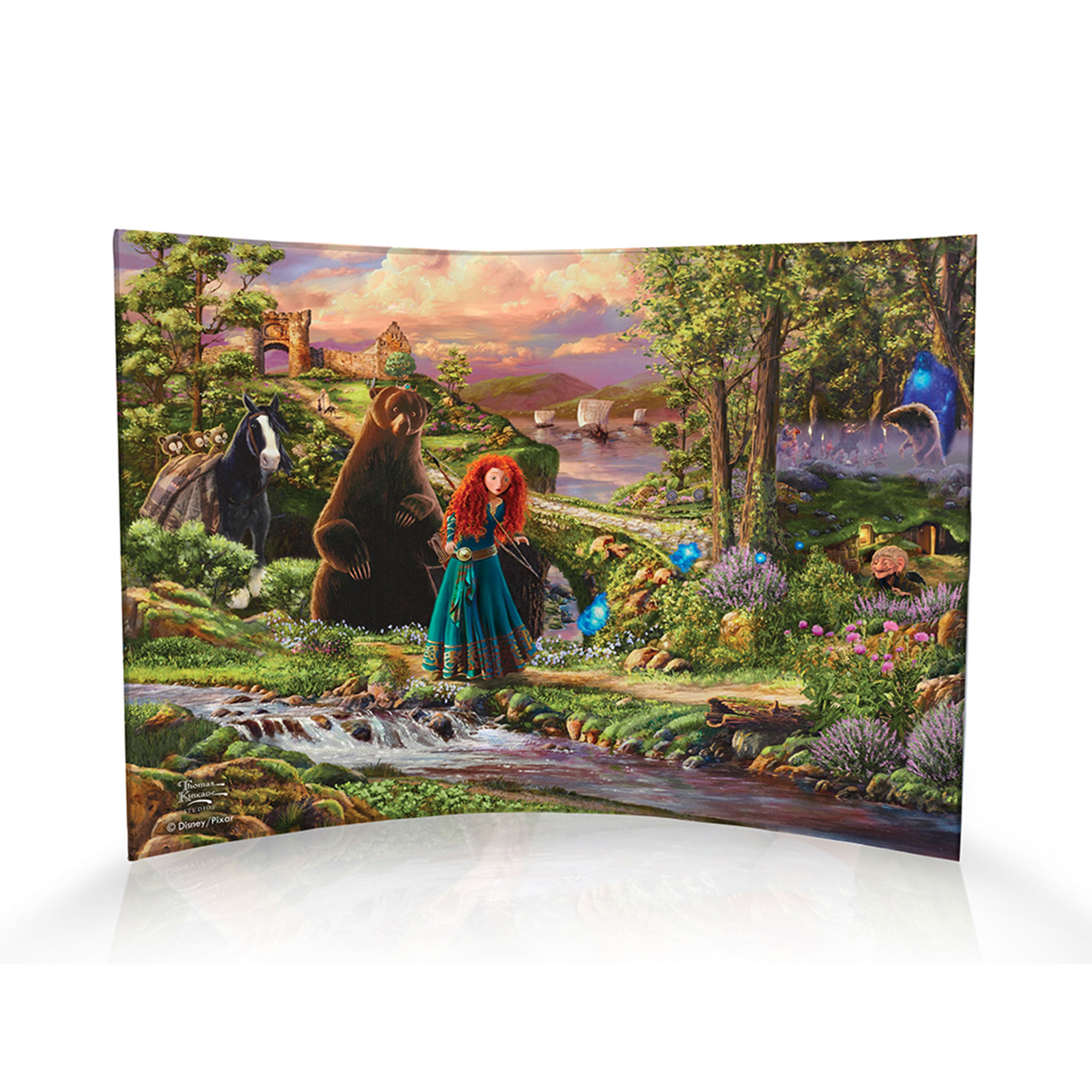 Disney (Brave) 10" x 7" Curved Acrylic Print ACP1007CUR807
