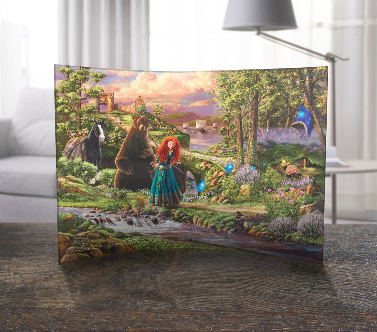 Disney (Brave) 10" x 7" Curved Acrylic Print ACP1007CUR807