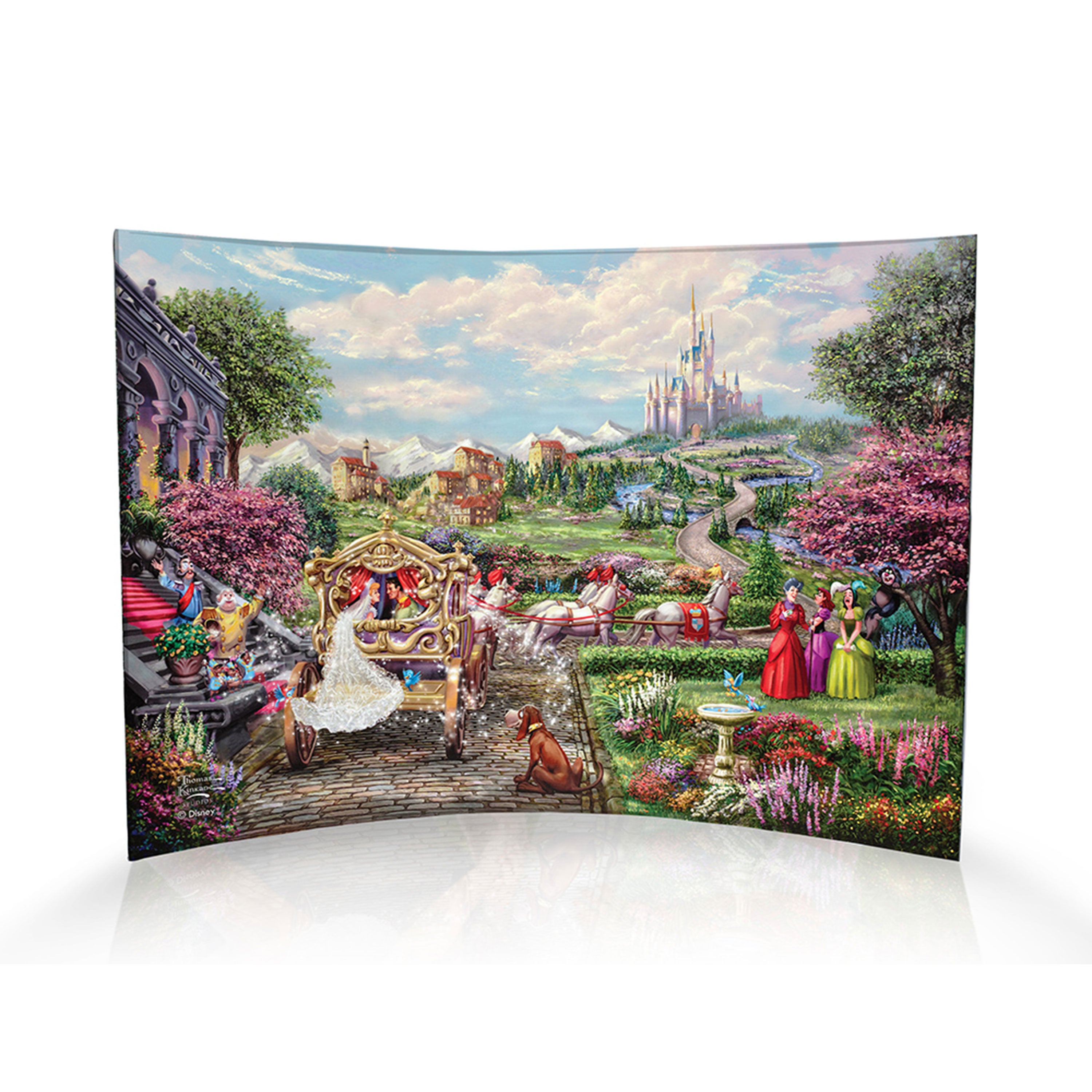 Disney (Cinderella Happily Ever After) 10" x 7" Curved Acrylic Print ACP1007CUR816