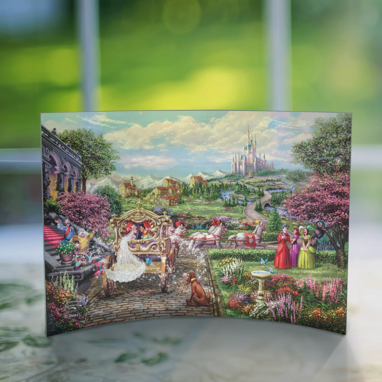 Disney (Cinderella Happily Ever After) 10" x 7" Curved Acrylic Print ACP1007CUR816