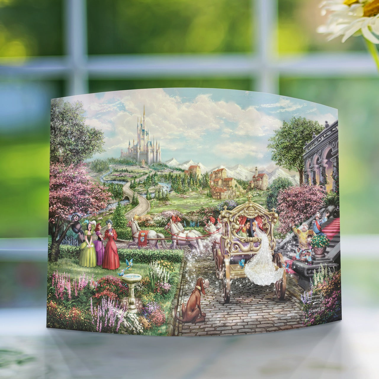 Disney (Cinderella Happily Ever After) 10" x 7" Curved Acrylic Print ACP1007CUR816