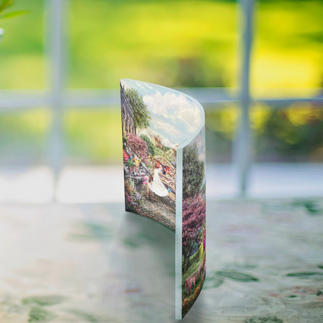 Disney (Cinderella Happily Ever After) 10" x 7" Curved Acrylic Print ACP1007CUR816