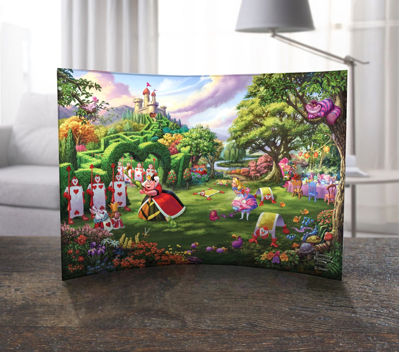 Disney (Queen of Hearts) 10" x 7" Curved Acrylic Print ACP1007CUR822