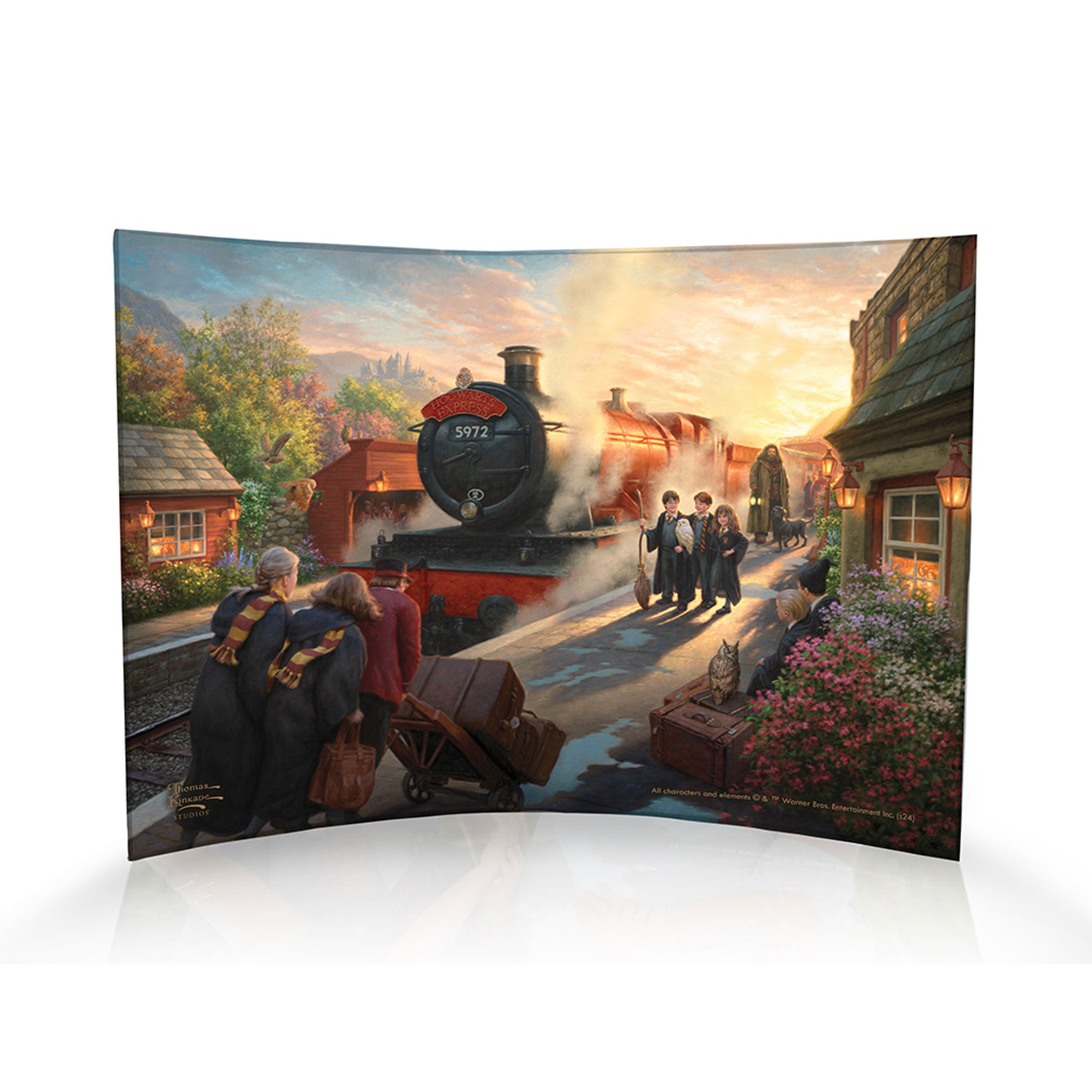 Harry Potter™ Thomas Kinkade Studios (Hogwarts Express™) 10” x 7” Curved Acrylic Print ACP1007CUR823
