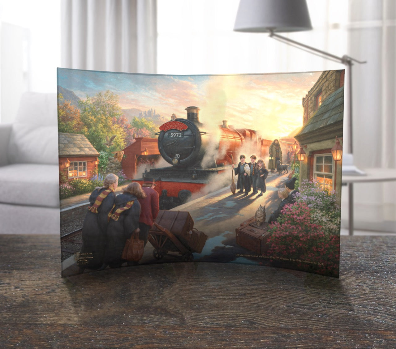 Harry Potter™ Thomas Kinkade Studios (Hogwarts Express™) 10” x 7” Curved Acrylic Print ACP1007CUR823