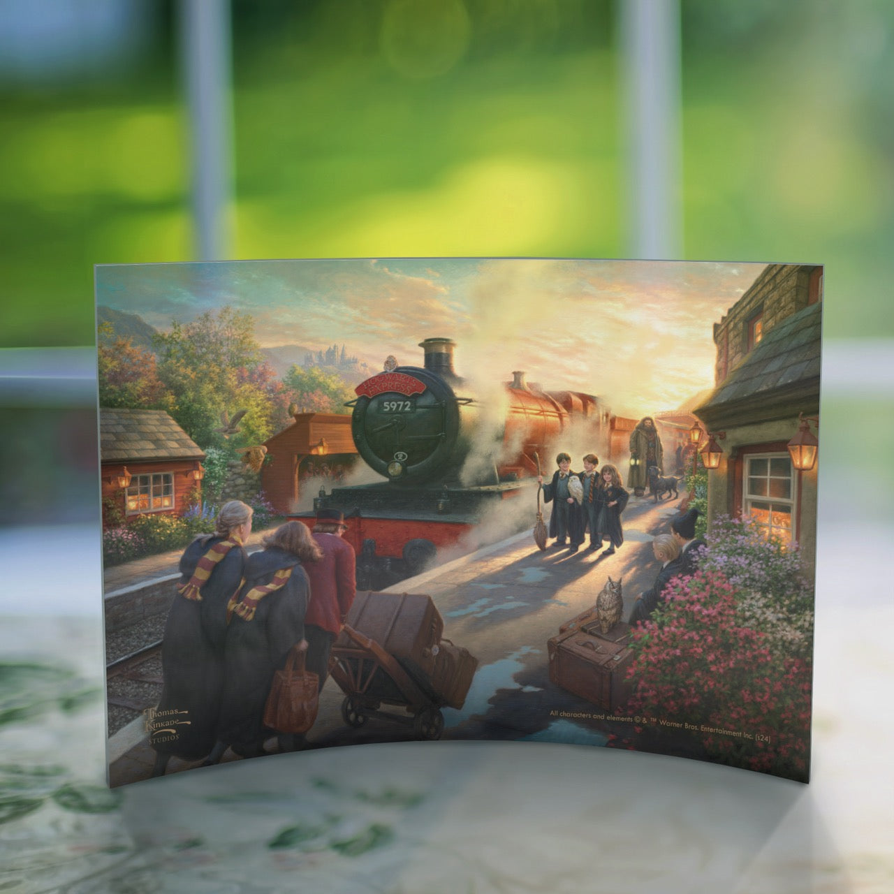 Harry Potter™ Thomas Kinkade Studios (Hogwarts Express™) 10” x 7” Curved Acrylic Print ACP1007CUR823