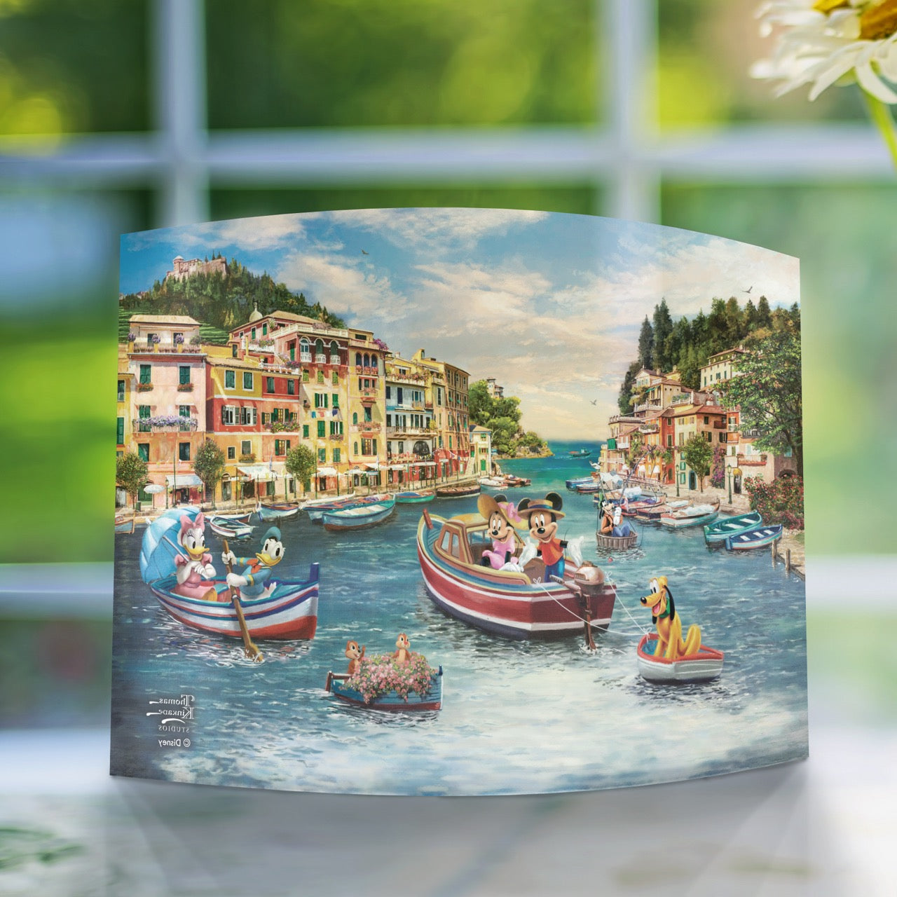 Disney (Mickey and Minnie in Italy) 10" x 7" Curved Acrylic Print ACP1007CUR826