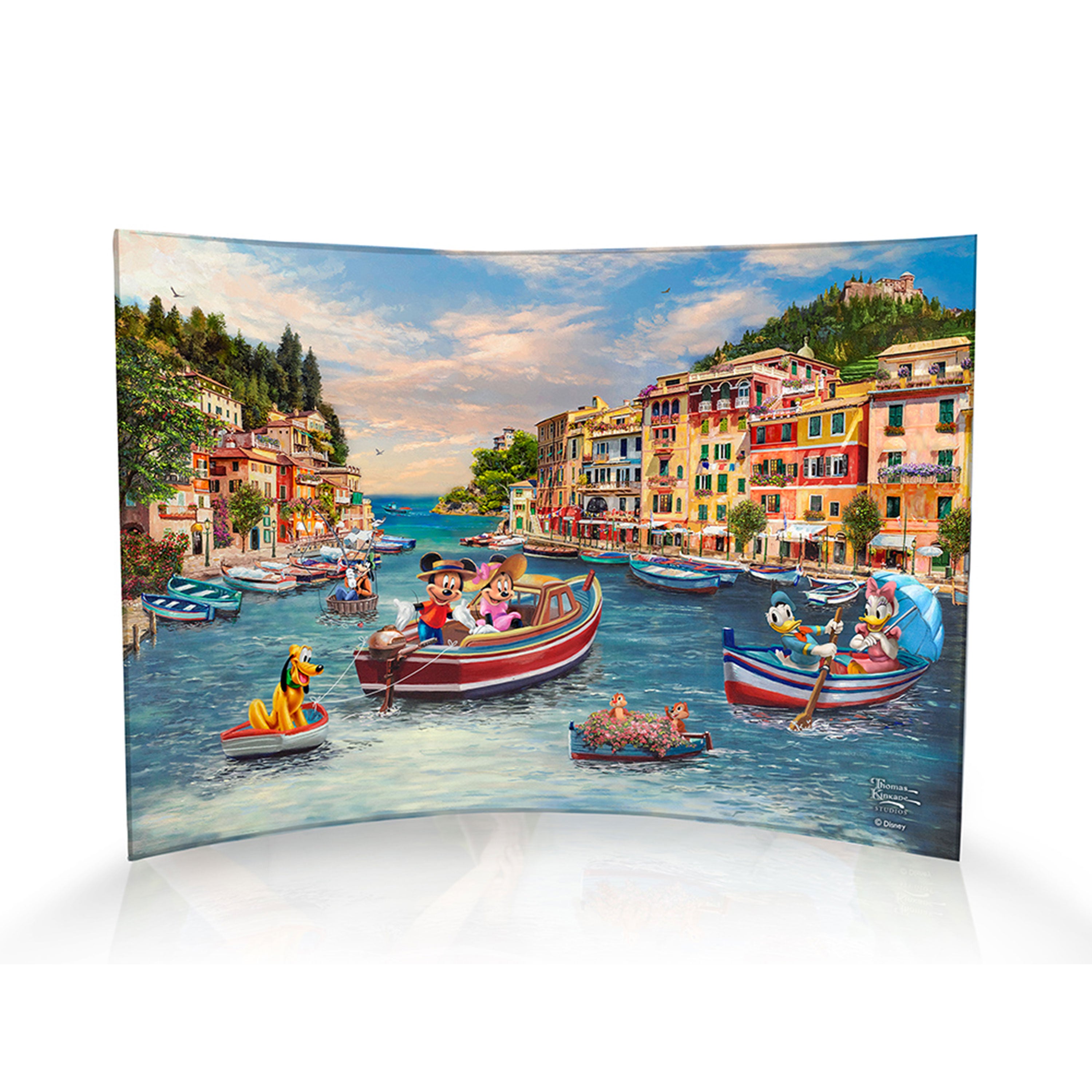 Disney (Mickey and Minnie in Italy) 10" x 7" Curved Acrylic Print ACP1007CUR826