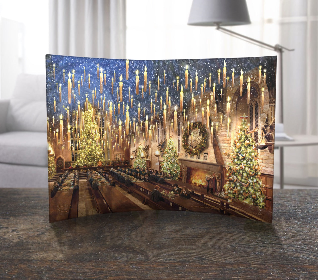 Harry Potter™ Thomas Kinkade Studios (Great Hall) 10” x 7” Curved Acrylic Print ACP1007CUR833