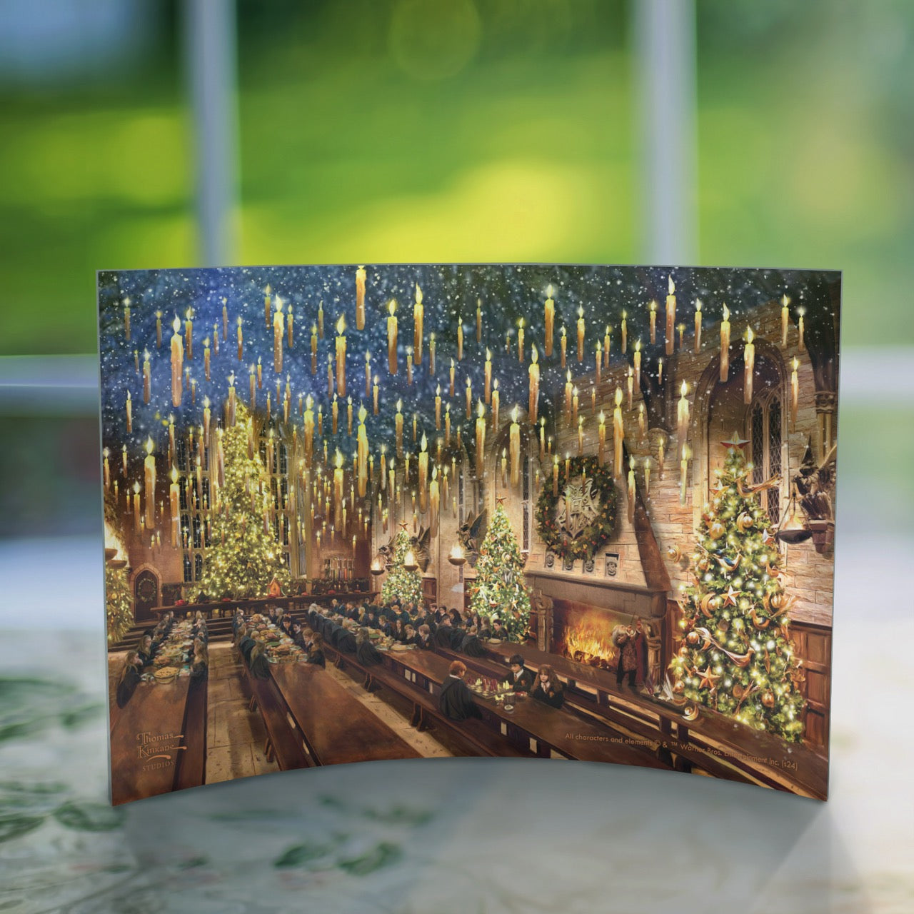 Harry Potter™ Thomas Kinkade Studios (Great Hall) 10” x 7” Curved Acrylic Print ACP1007CUR833