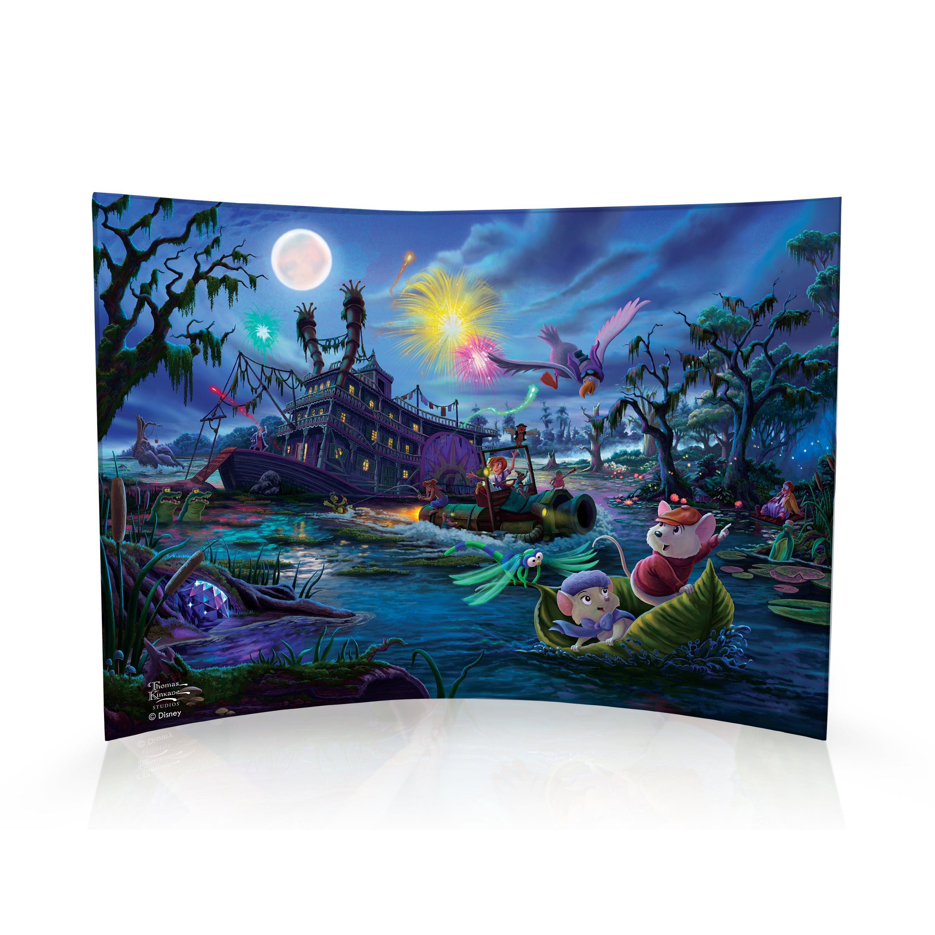 Disney (The Rescuers) 10 x 7 Curved Acrylic Print ACP1007CUR840