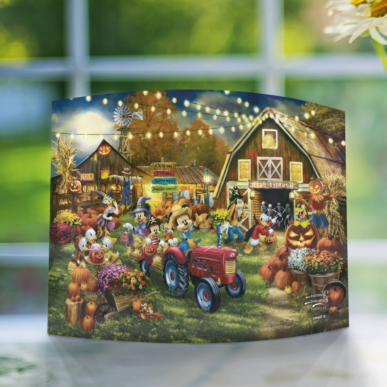 Disney (Mickey and Minnie Pumpkin Festival) 10" x 7" Curved Acrylic Print ACP1007CUR842